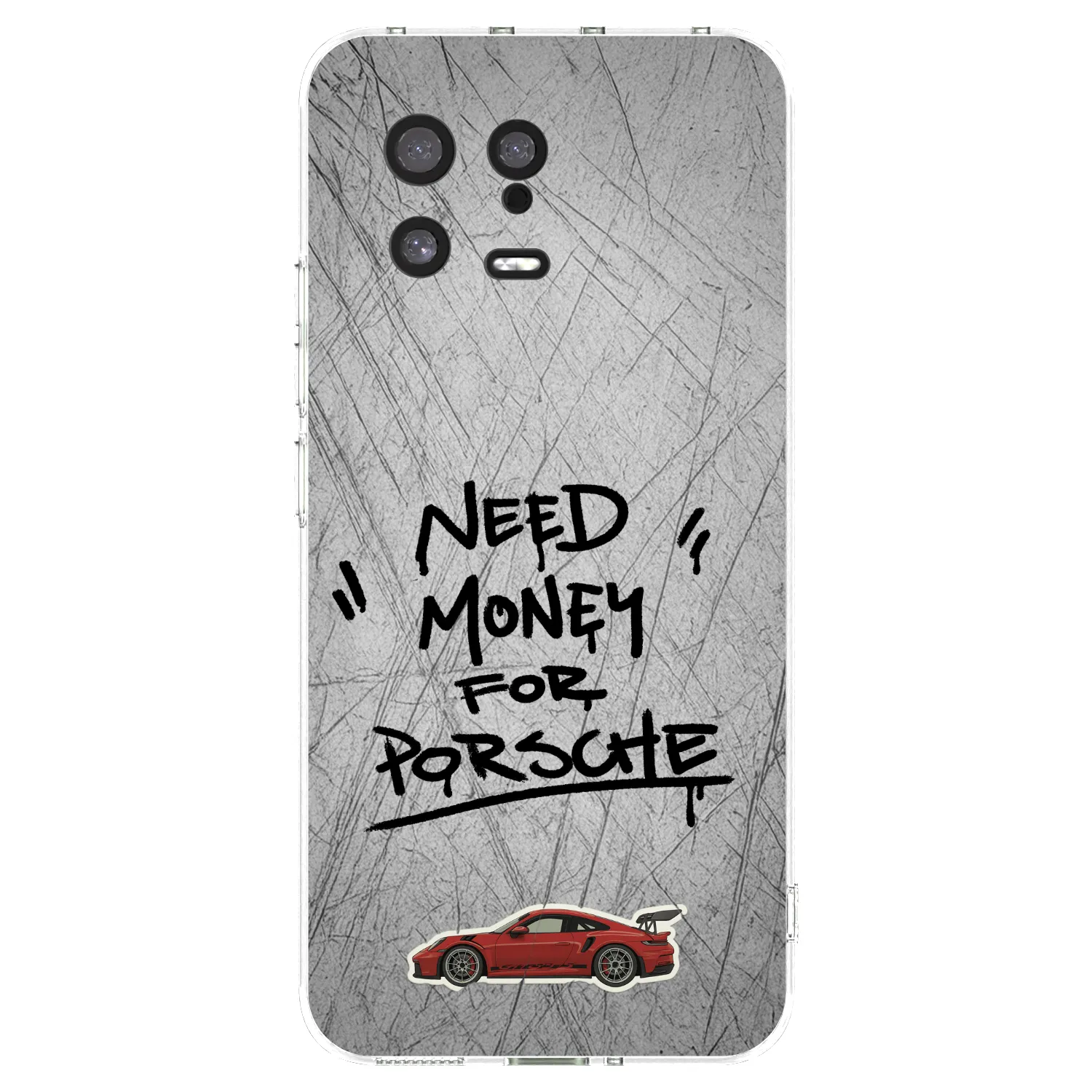 Picasee silikonowe przeźroczyste etui na Xiaomi 13 - Grey Drift