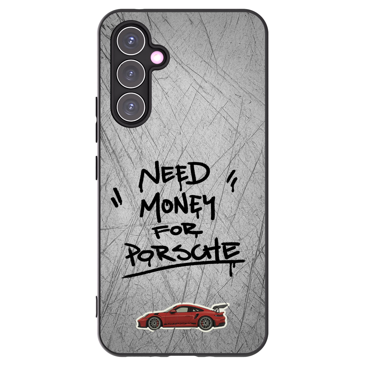 Picasee silikonowe czarne etui na Samsung Galaxy A54 5G A546B - Grey Drift