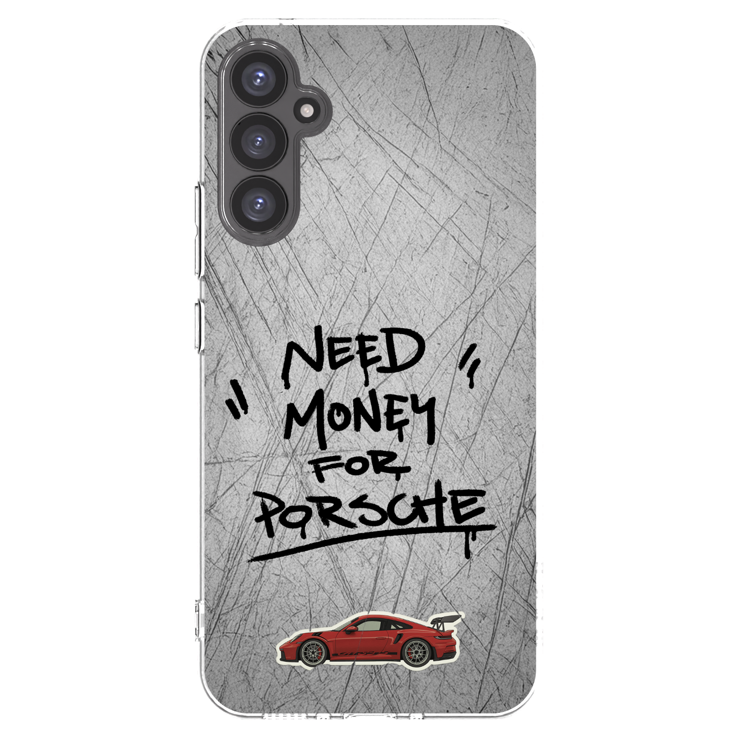 Picasee silikonowe przeźroczyste etui na Samsung Galaxy A34 5G A346B - Grey Drift