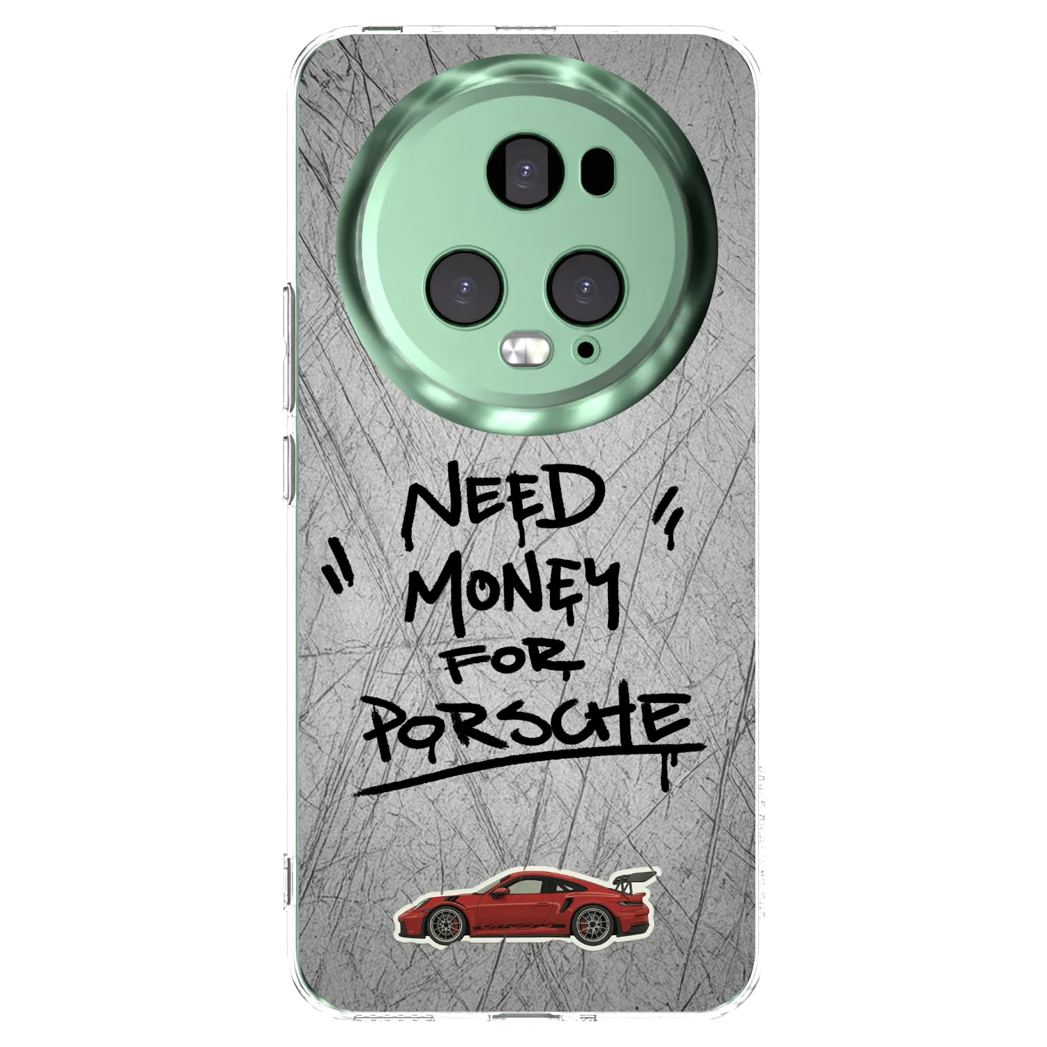 Picasee silikonowe przeźroczyste etui na Honor Magic5 Pro - Grey Drift