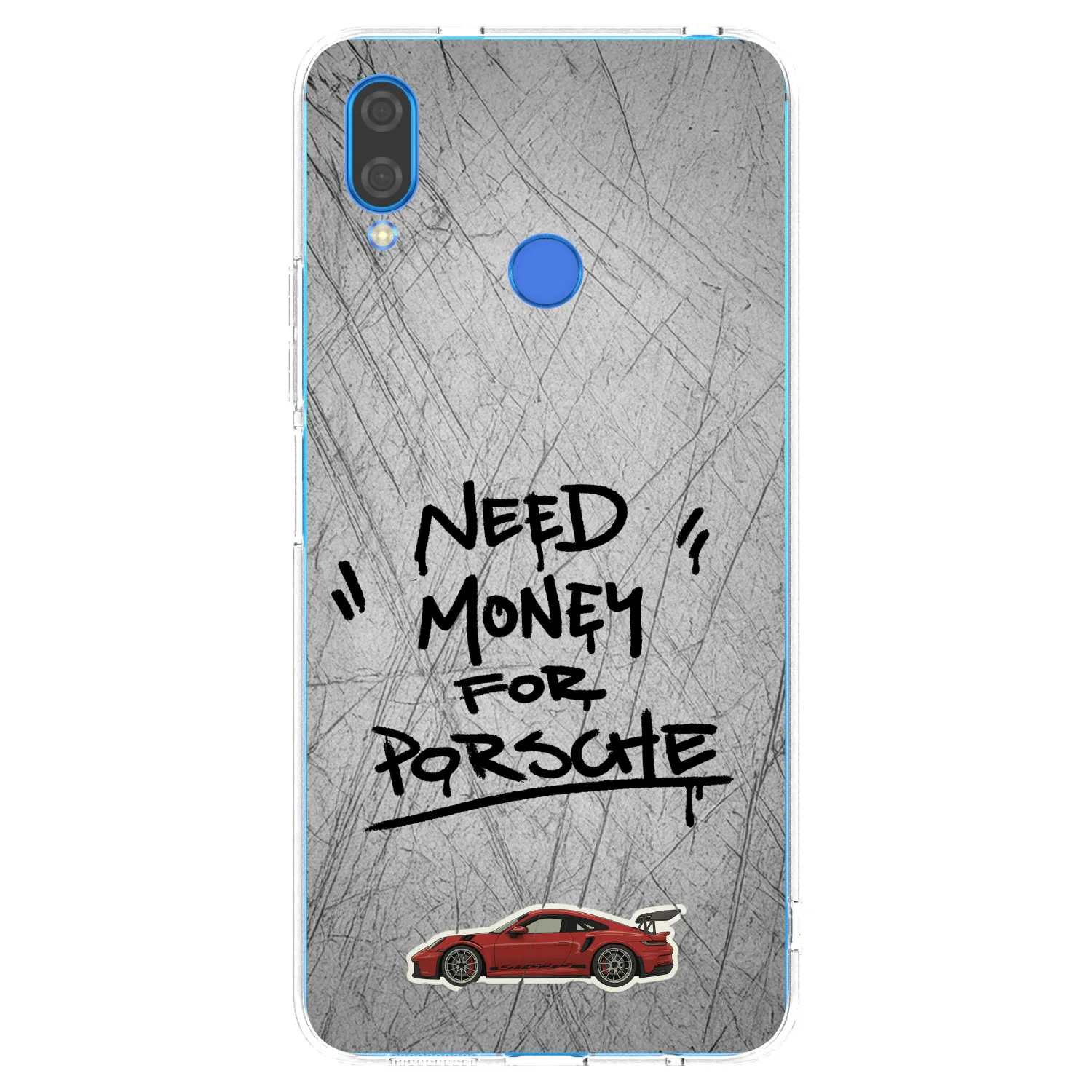 Picasee silikonowe przeźroczyste etui na Huawei Nova 3i - Grey Drift