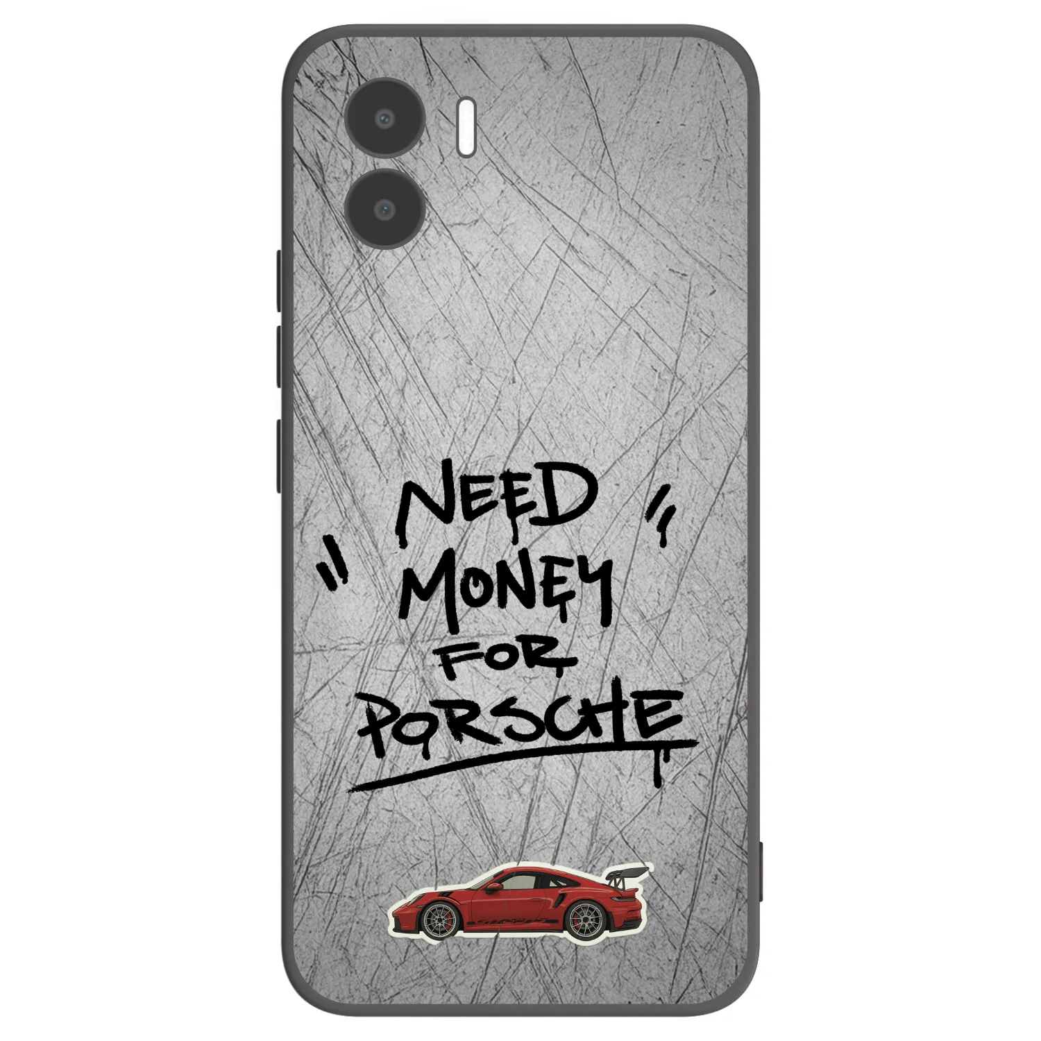 Picasee silikonowe czarne etui na Xiaomi Redmi A2 - Grey Drift