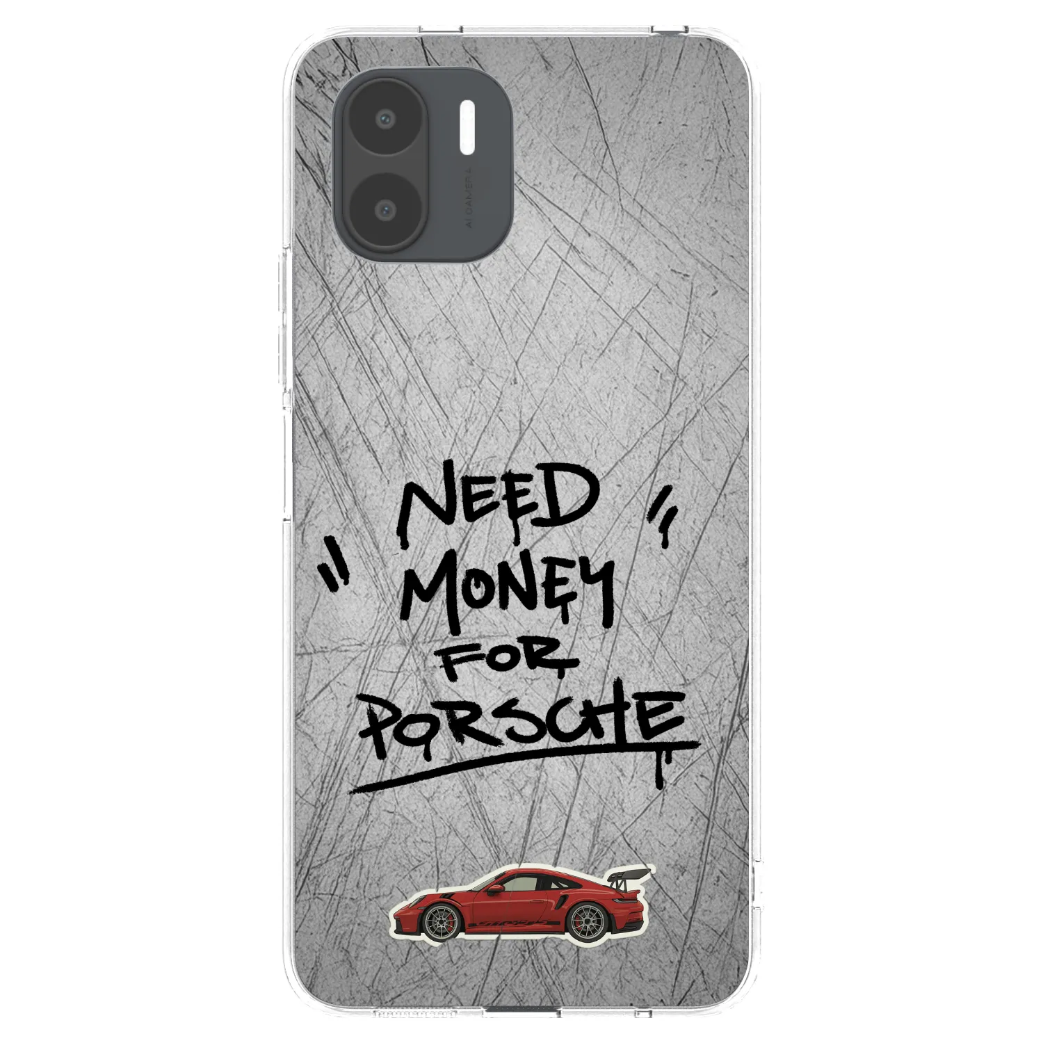 Picasee silikonowe przeźroczyste etui na Xiaomi Redmi A2 - Grey Drift