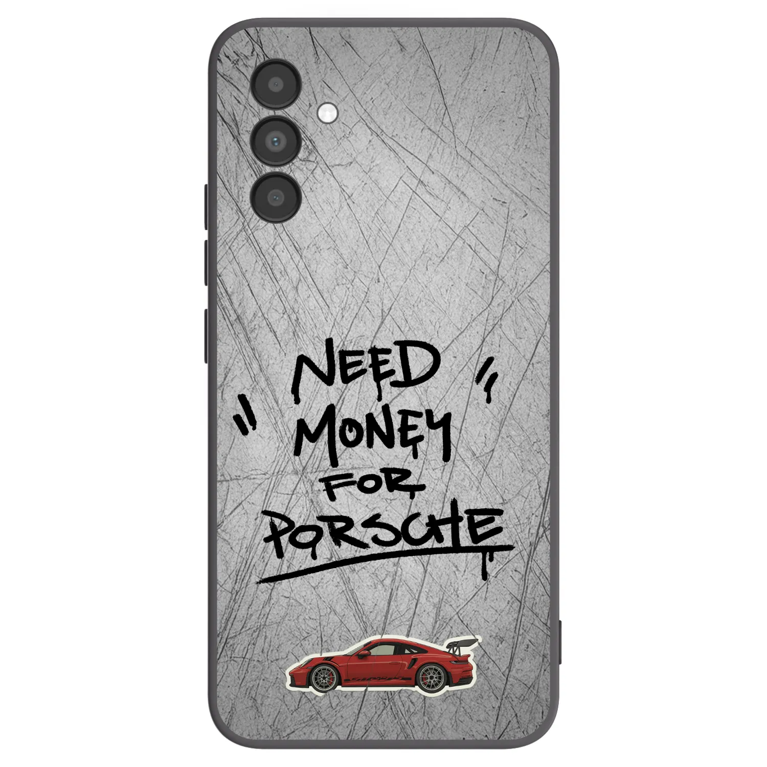 Picasee silikonowe czarne etui na Samsung Galaxy A04s A047F - Grey Drift