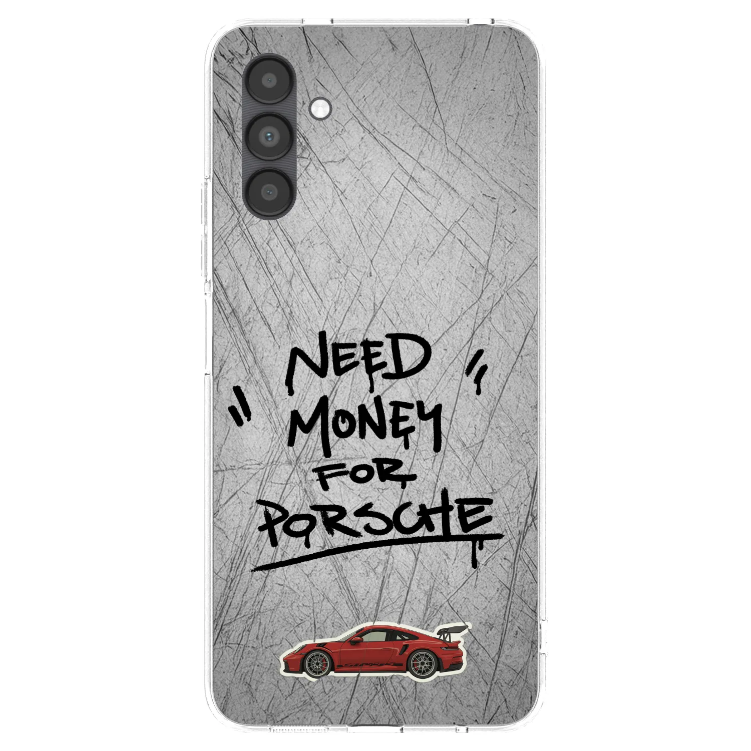 Picasee silikonowe przeźroczyste etui na Samsung Galaxy A04s A047F - Grey Drift