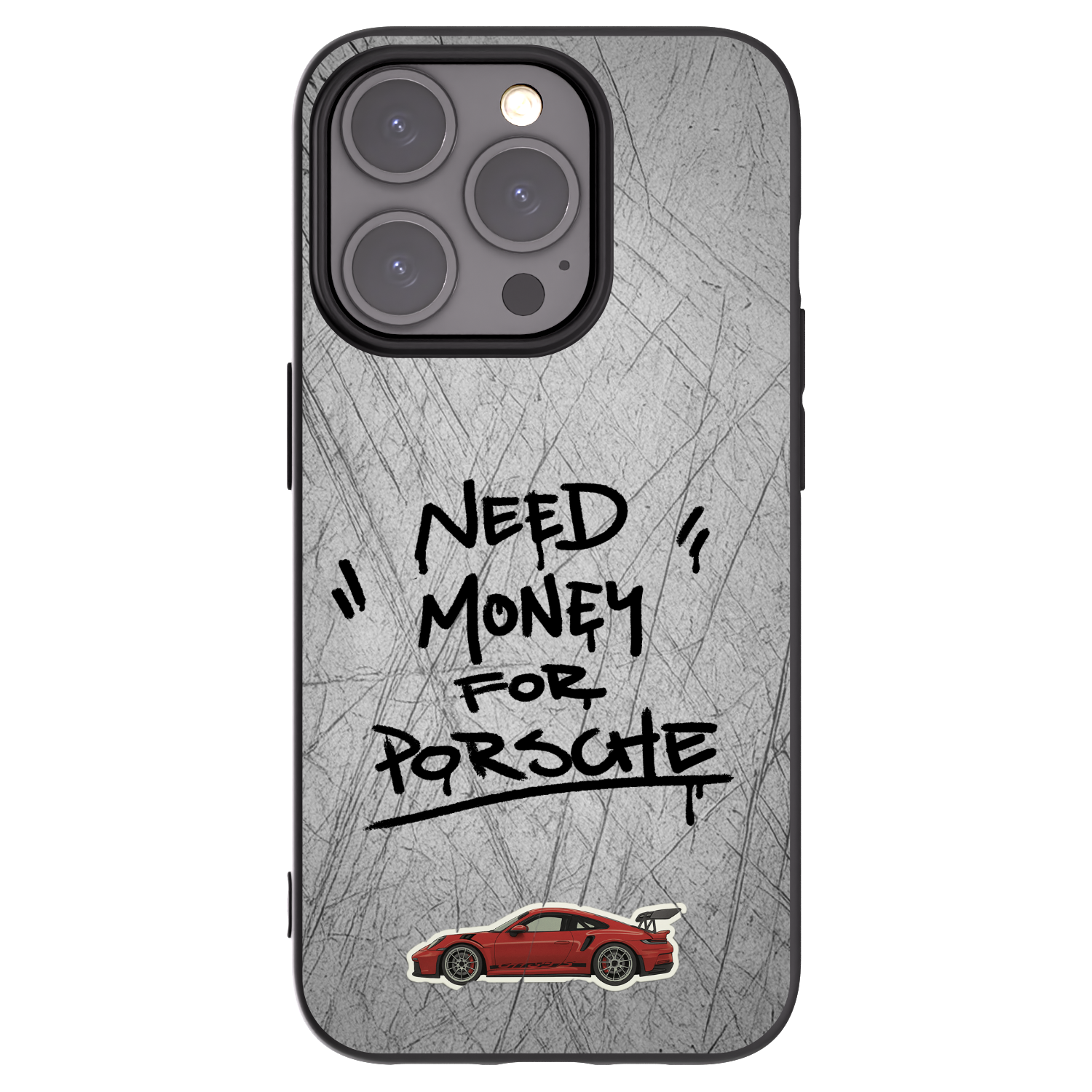 Picasee silikonowe czarne etui na Apple iPhone 15 Pro - Grey Drift