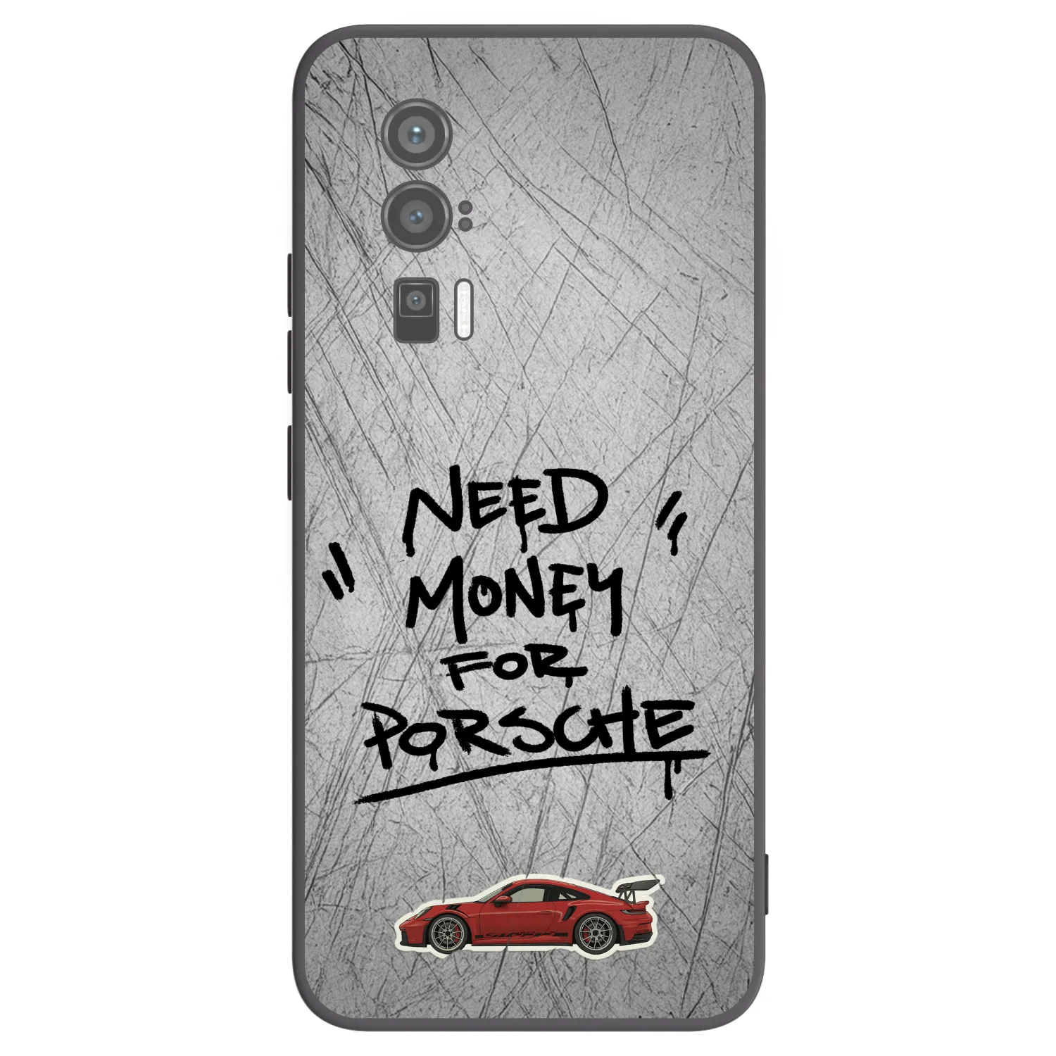 Picasee silikonowe czarne etui na Xiaomi Poco F5 Pro 5G - Grey Drift