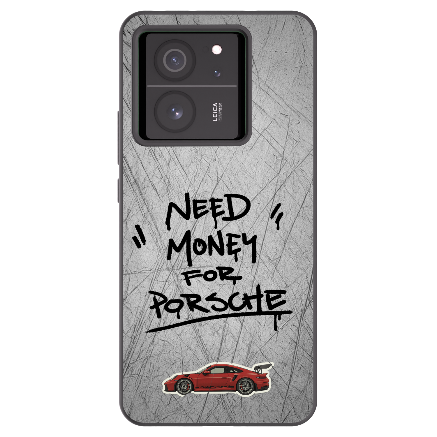 Picasee silikonowe czarne etui na Xiaomi 13T - Grey Drift