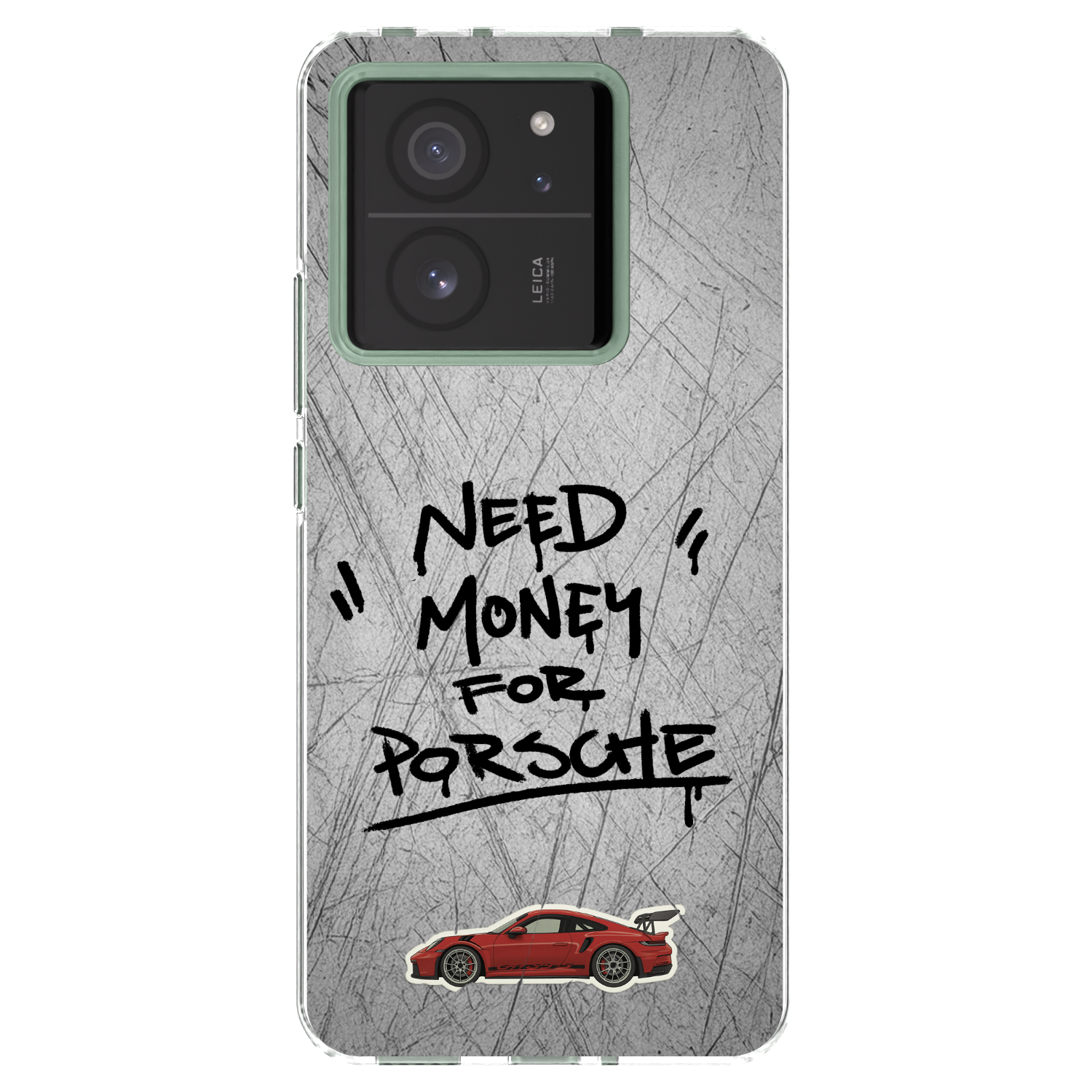 Picasee silikonowe przeźroczyste etui na Xiaomi 13T - Grey Drift