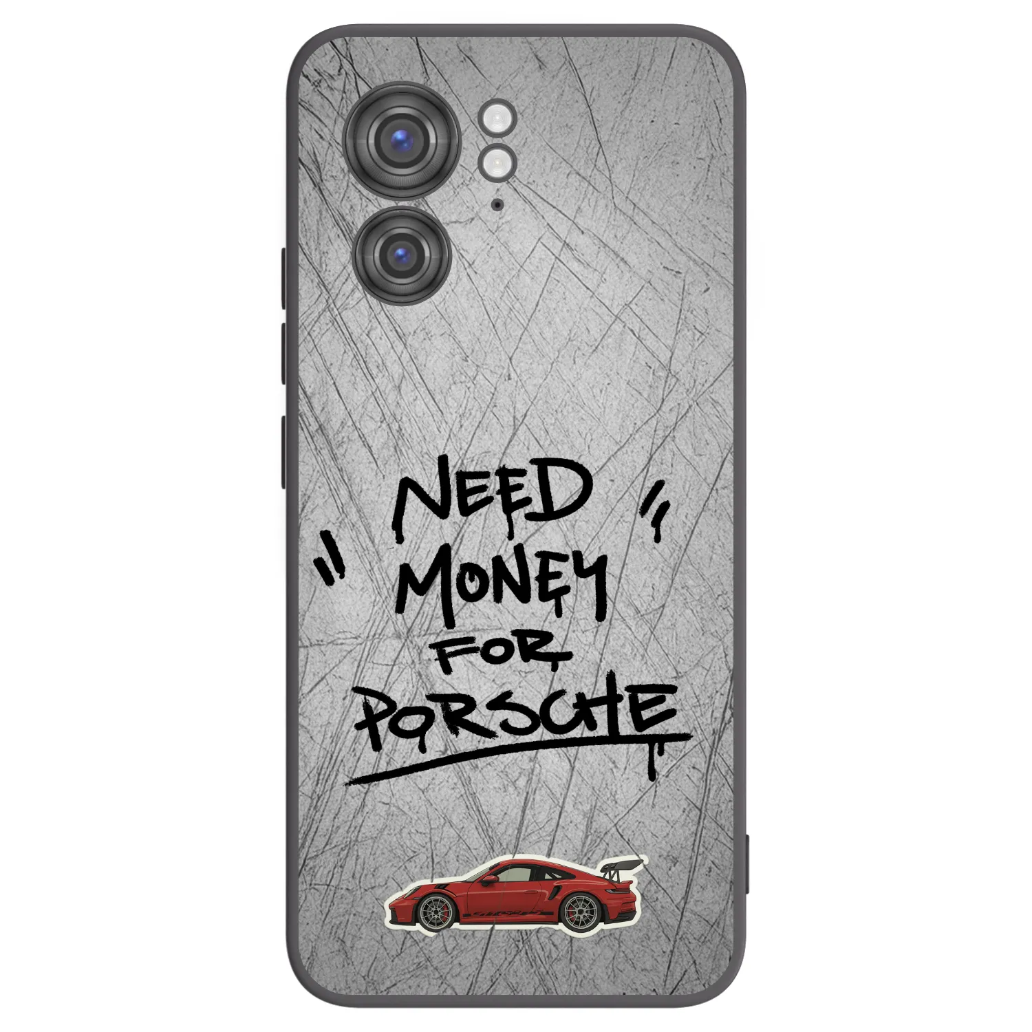 Picasee silikonowe czarne etui na Motorola Edge 40 - Grey Drift