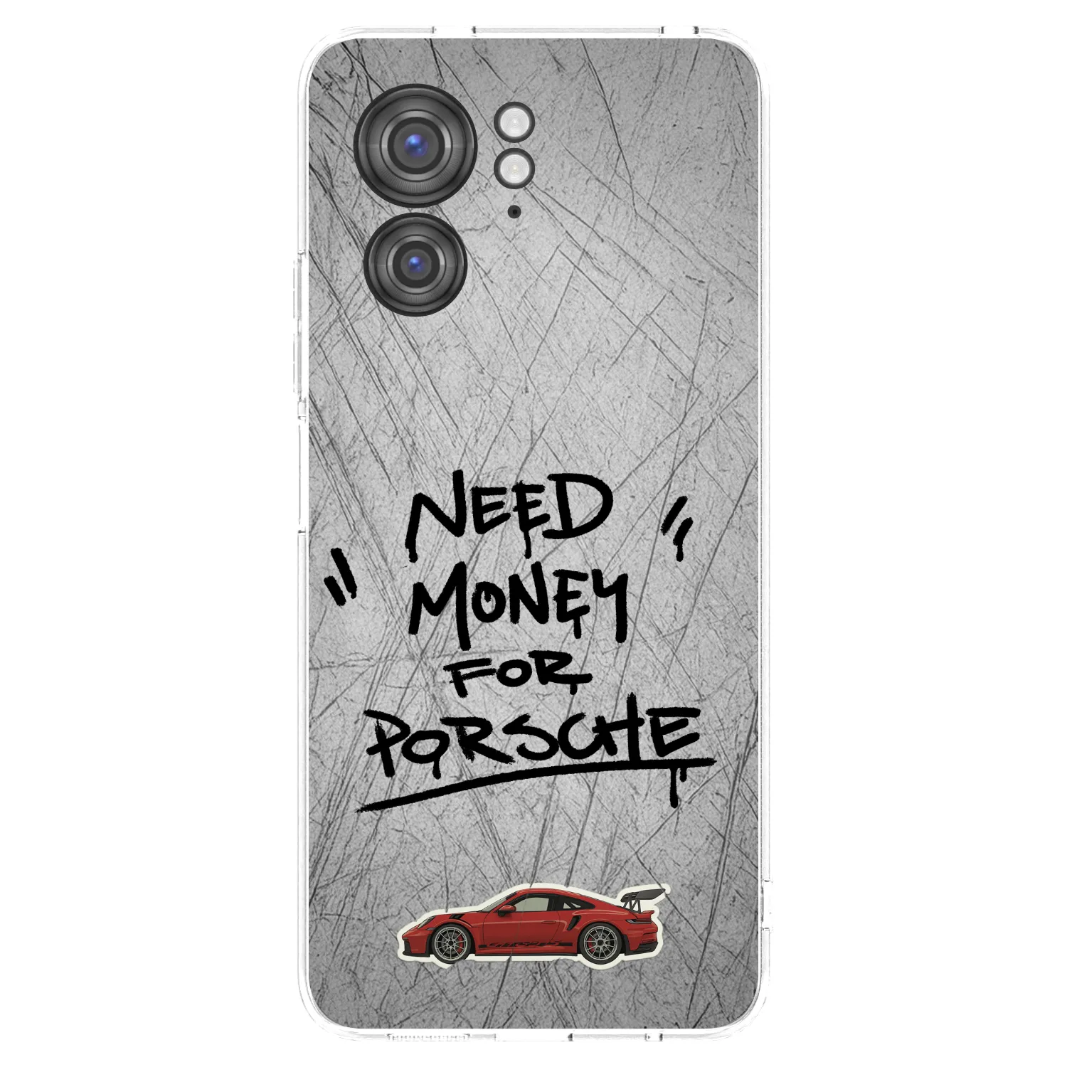 Picasee silikonowe przeźroczyste etui na Motorola Edge 40 - Grey Drift