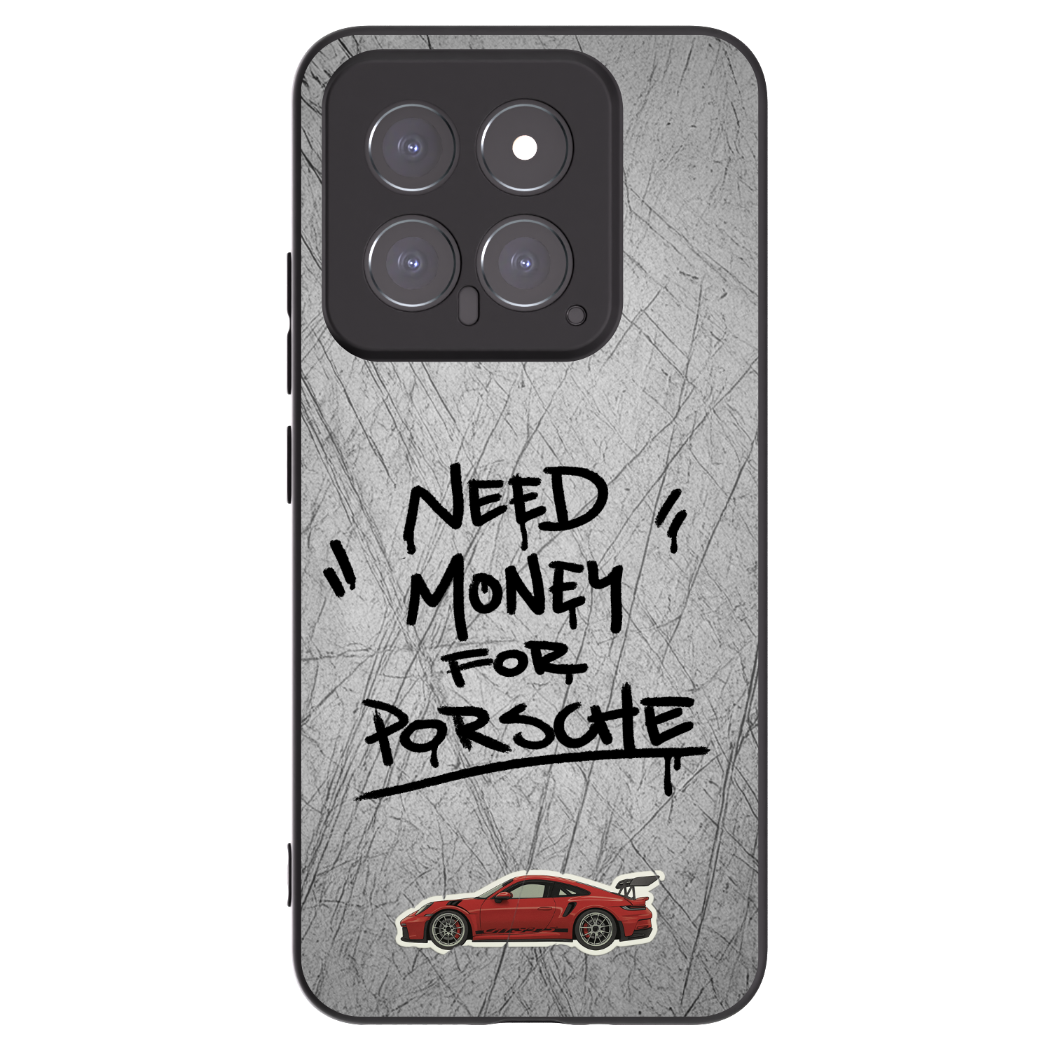 Picasee silikonowe czarne etui na Xiaomi 14 - Grey Drift