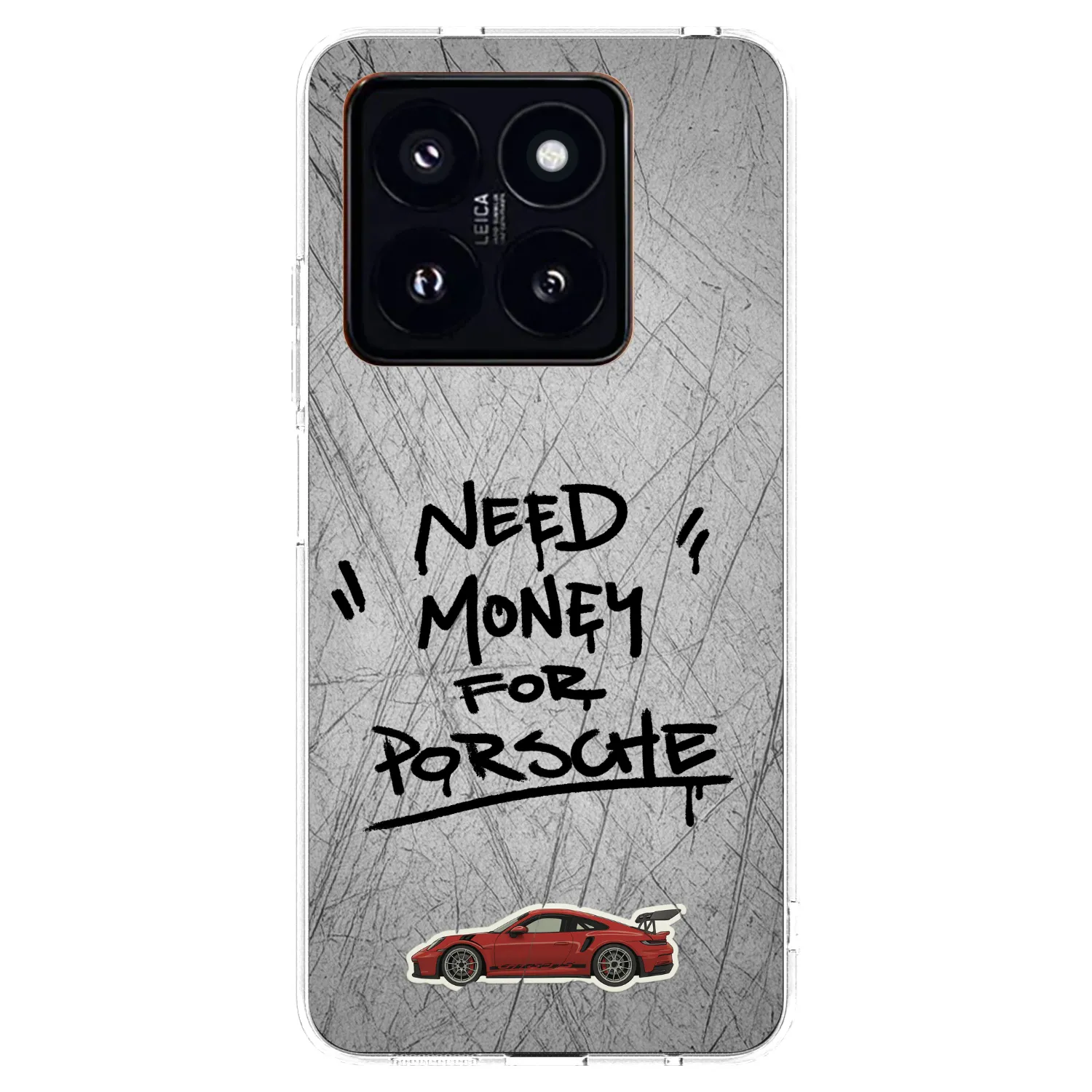 Picasee silikonowe przeźroczyste etui na Xiaomi 14 Pro - Grey Drift