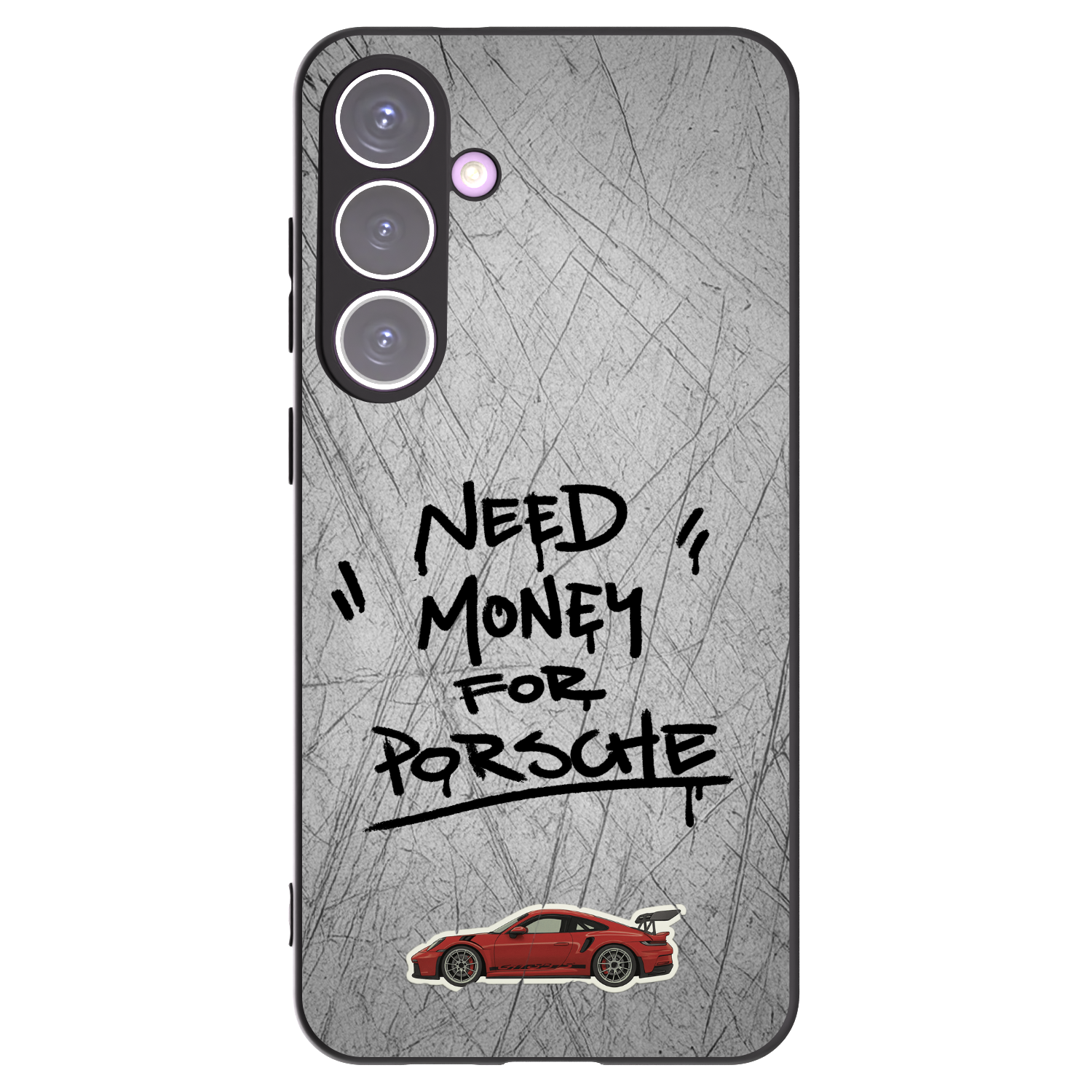 Picasee silikonowe czarne etui na Samsung Galaxy S24+ S926B 5G - Grey Drift