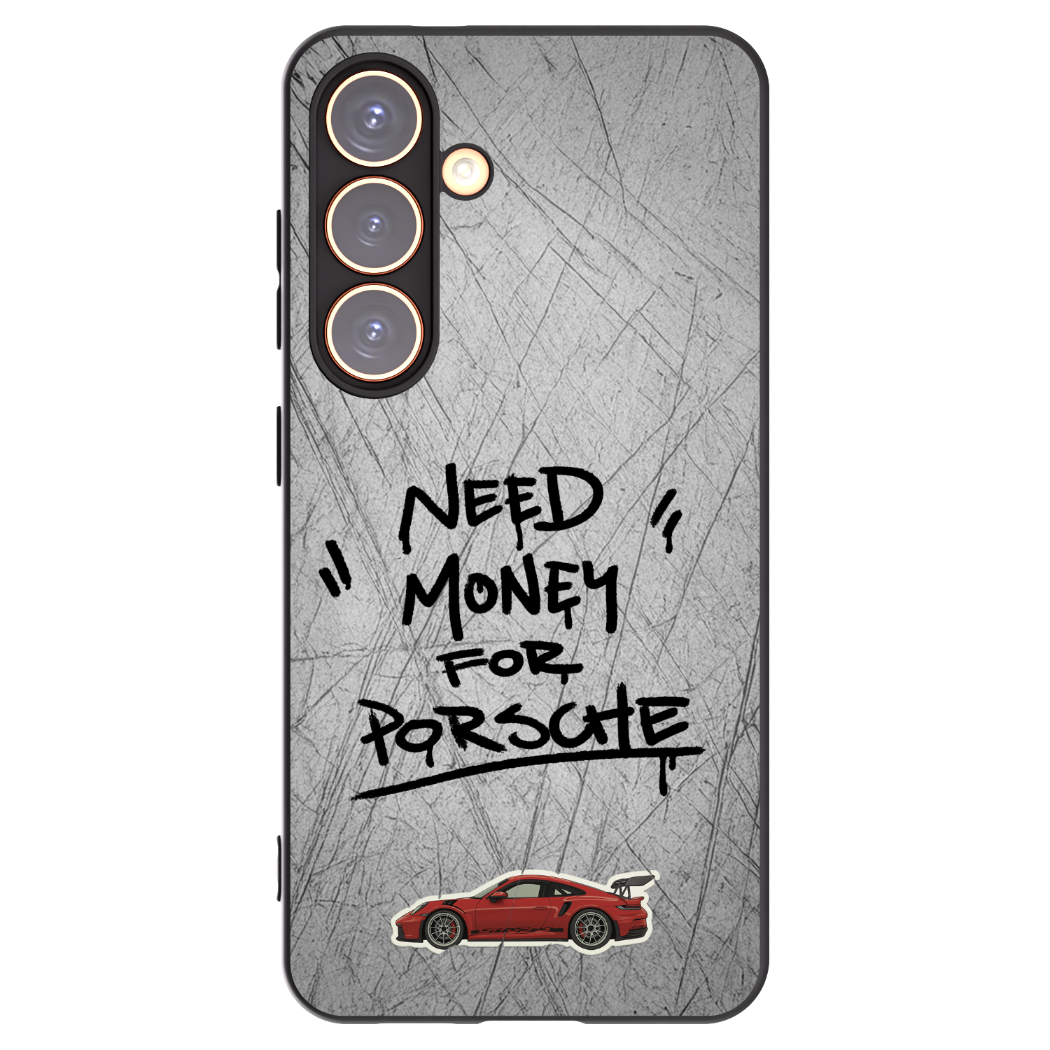 Picasee silikonowe czarne etui na Samsung Galaxy S24 S921B 5G - Grey Drift