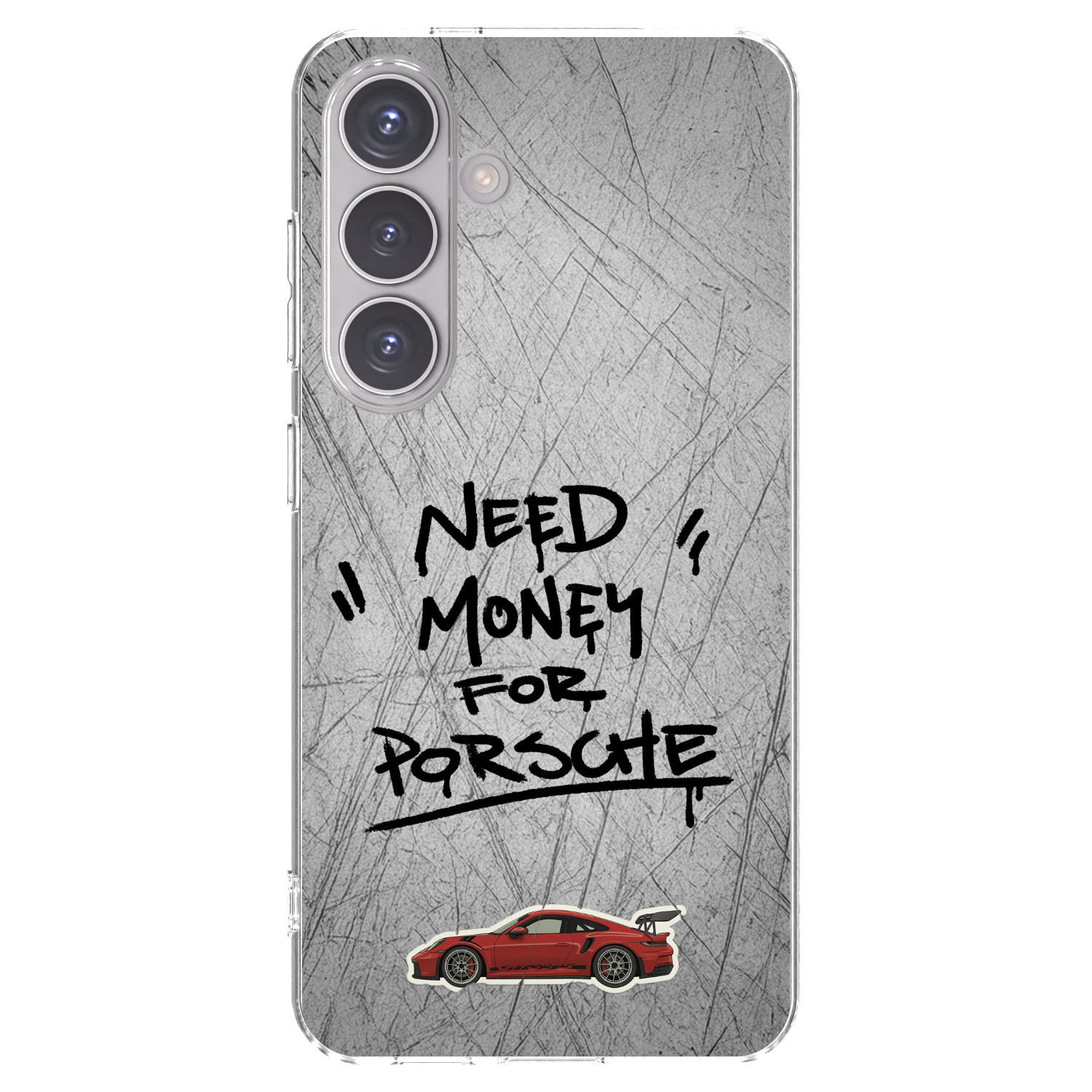 Picasee silikonowe przeźroczyste etui na Samsung Galaxy S24 S921B 5G - Grey Drift