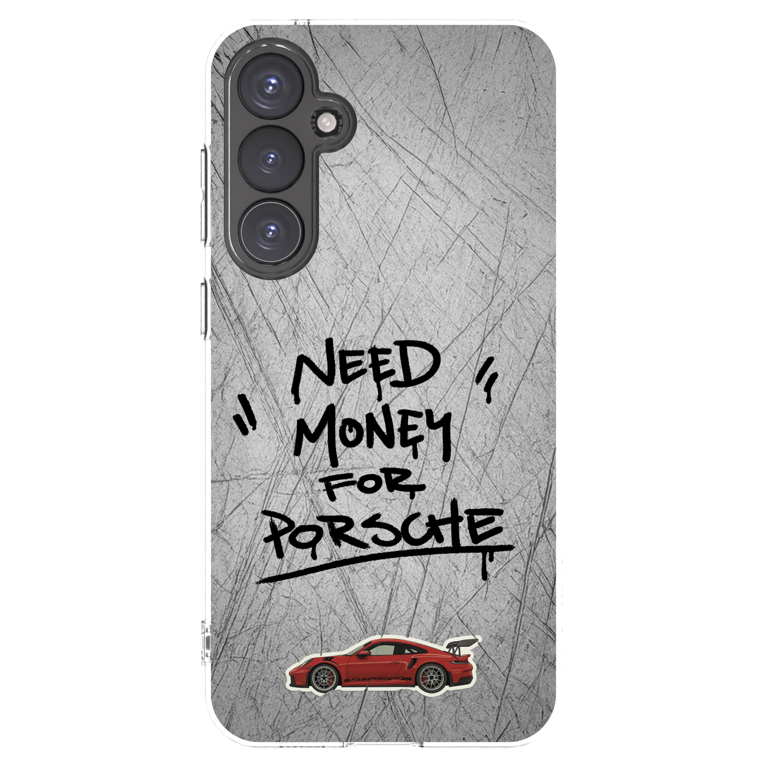 Picasee silikonowe przeźroczyste etui na Samsung Galaxy S23 FE S711B - Grey Drift