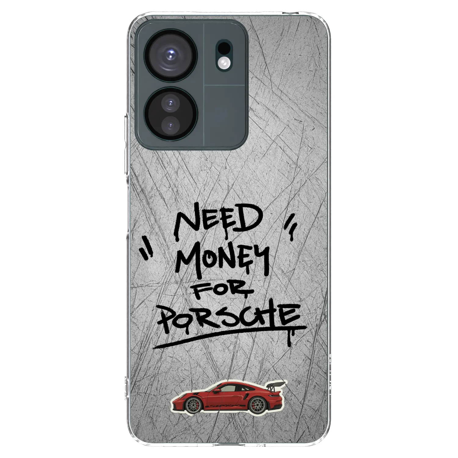 Picasee silikonowe przeźroczyste etui na Xiaomi Redmi 13C 4G - Grey Drift