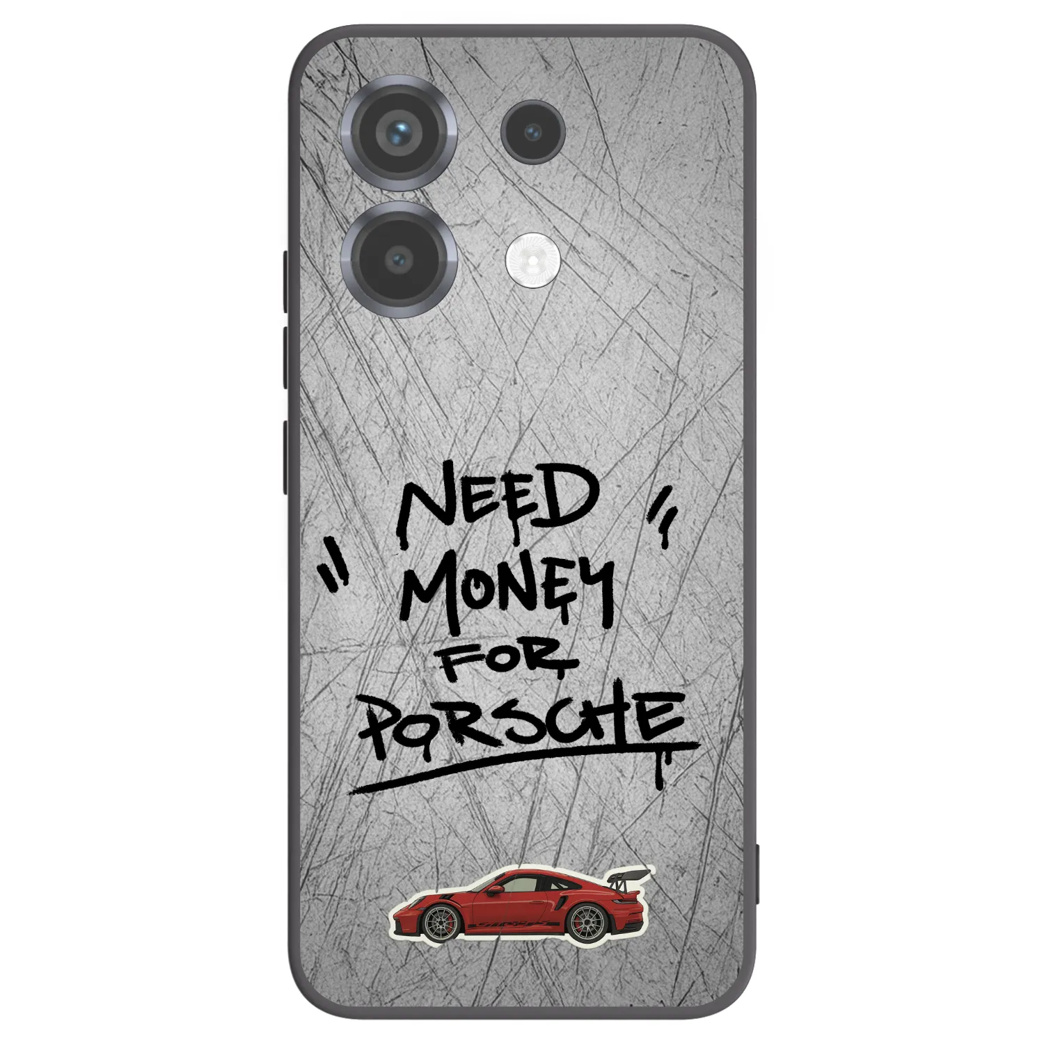 Picasee silikonowe czarne etui na Xiaomi Poco X6 - Grey Drift