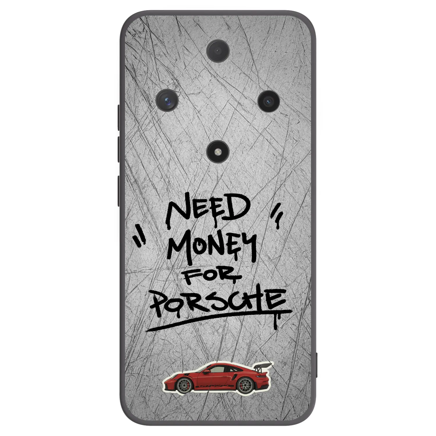 Picasee silikonowe czarne etui na Honor Magic6 Lite 5G - Grey Drift