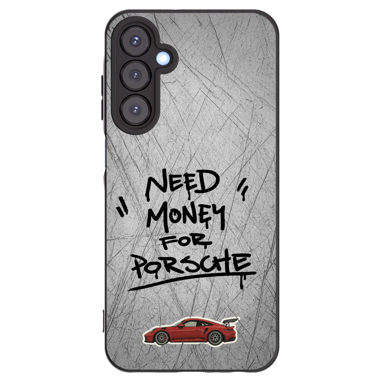 Picasee silikonowe czarne etui na Samsung Galaxy A25 A256B 5G - Grey Drift