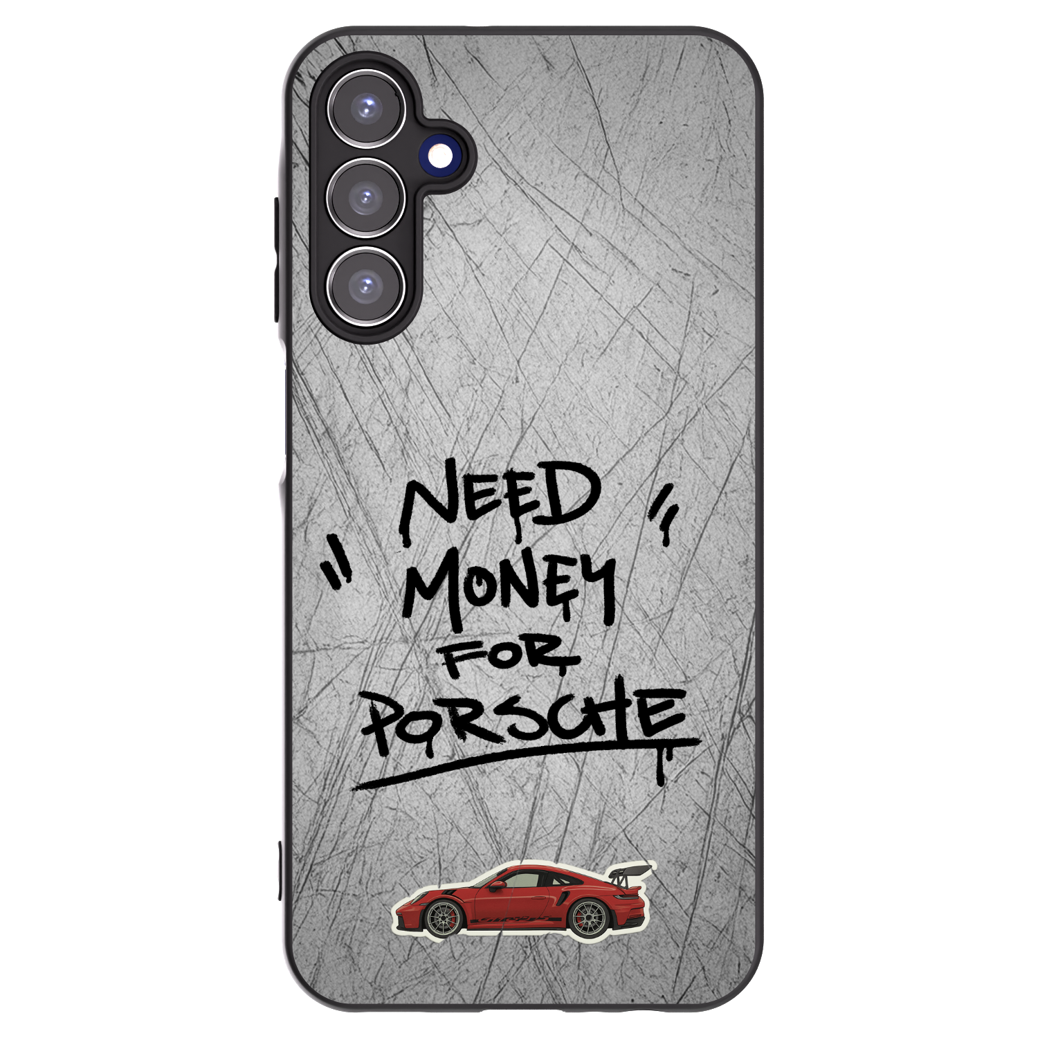 Picasee silikonowe czarne etui na Samsung Galaxy A15 A156B 5G - Grey Drift