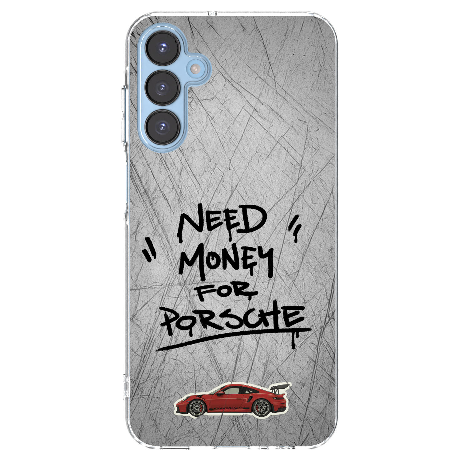 Picasee silikonowe przeźroczyste etui na Samsung Galaxy A15 A156B 5G - Grey Drift
