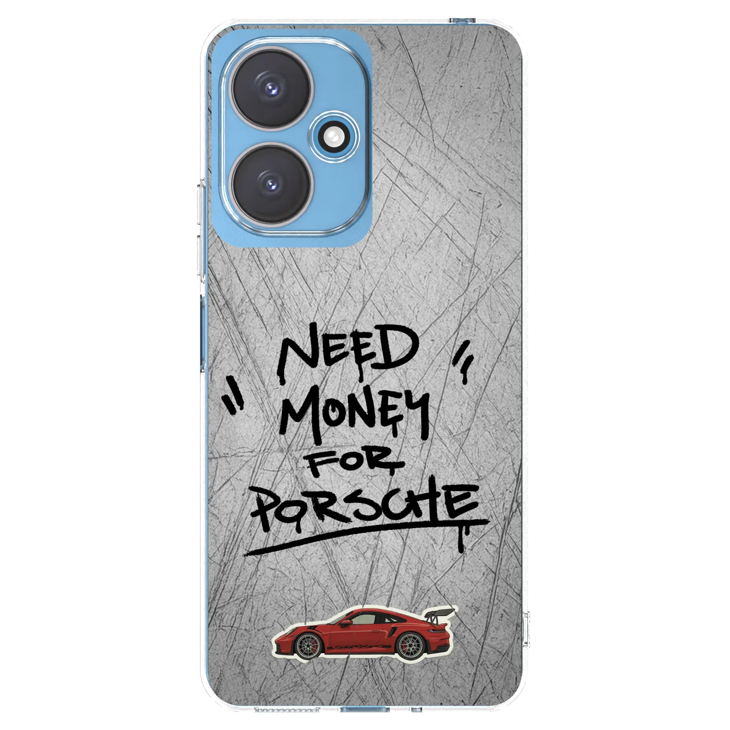 Picasee silikonowe przeźroczyste etui na Xiaomi Redmi 13C 5G - Grey Drift