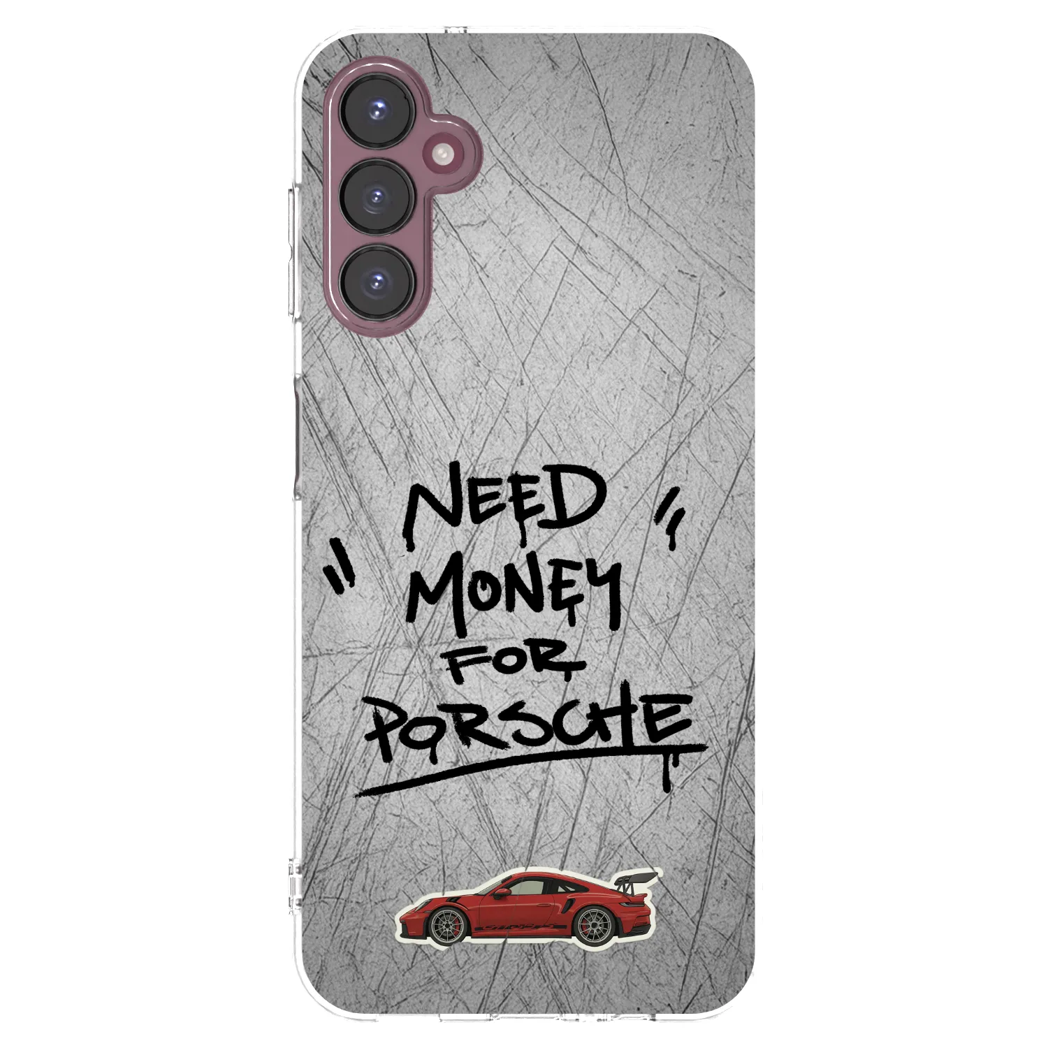 Picasee silikonowe przeźroczyste etui na Samsung Galaxy A05s A057G - Grey Drift