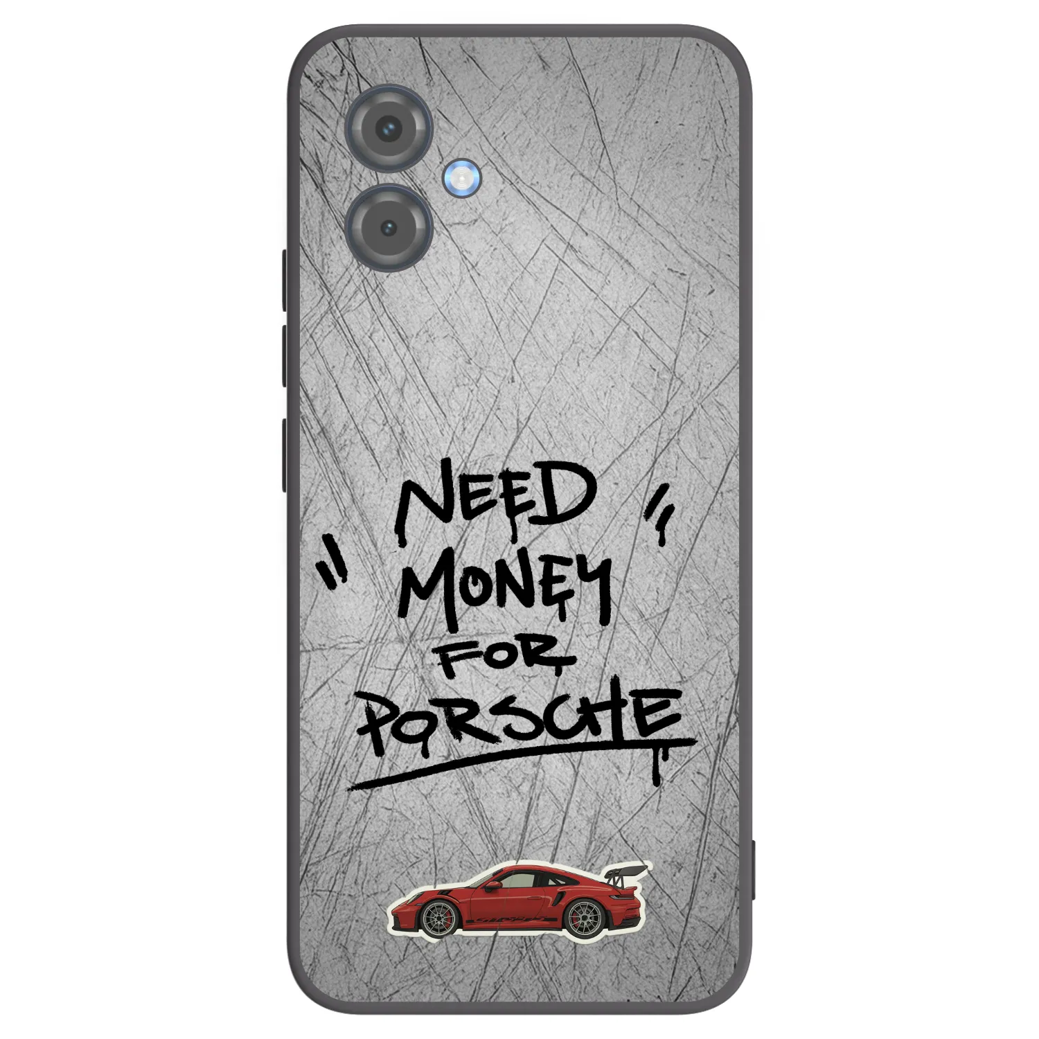 Picasee silikonowe czarne etui na Motorola Moto G14 - Grey Drift
