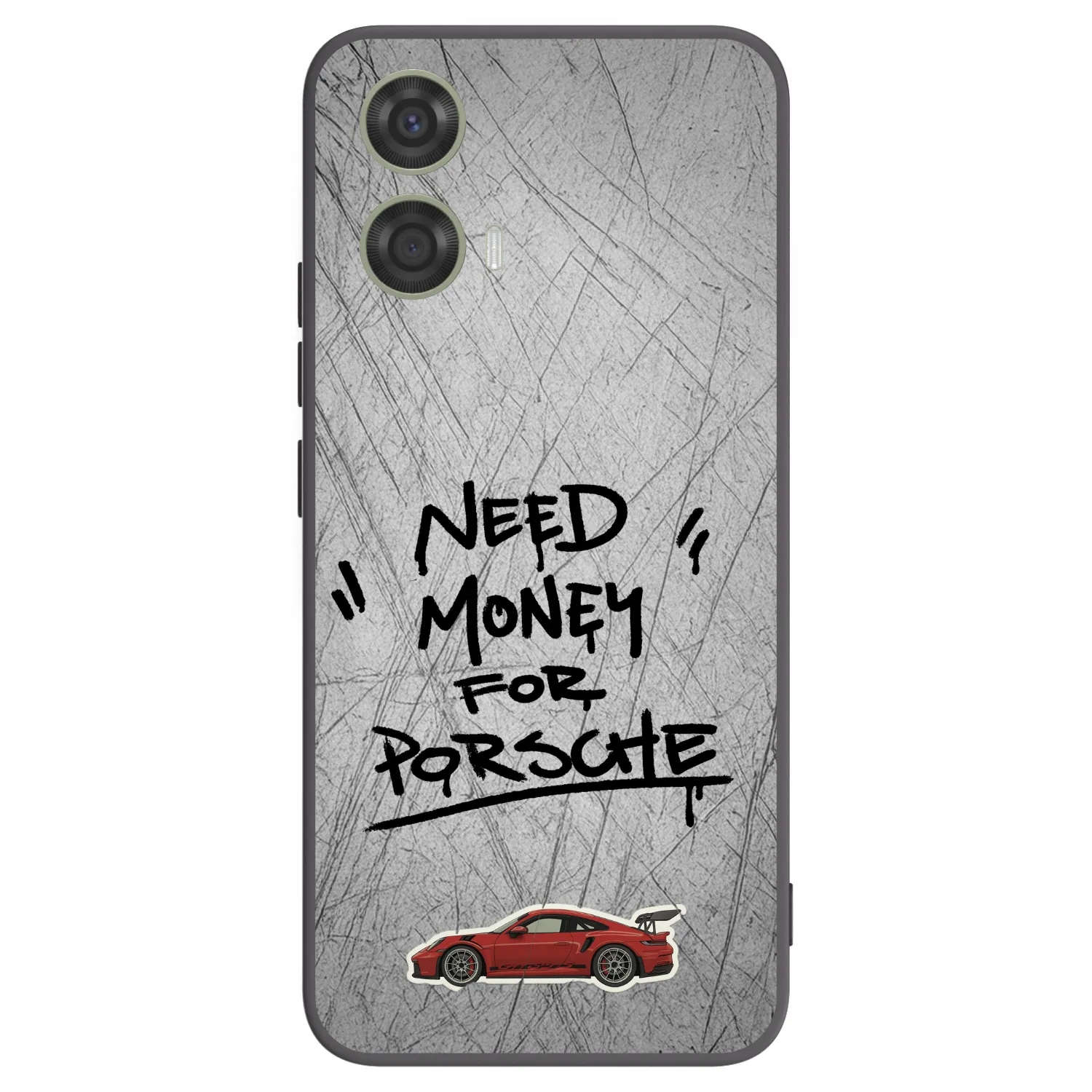 Picasee silikonowe czarne etui na Motorola Moto G24 - Grey Drift