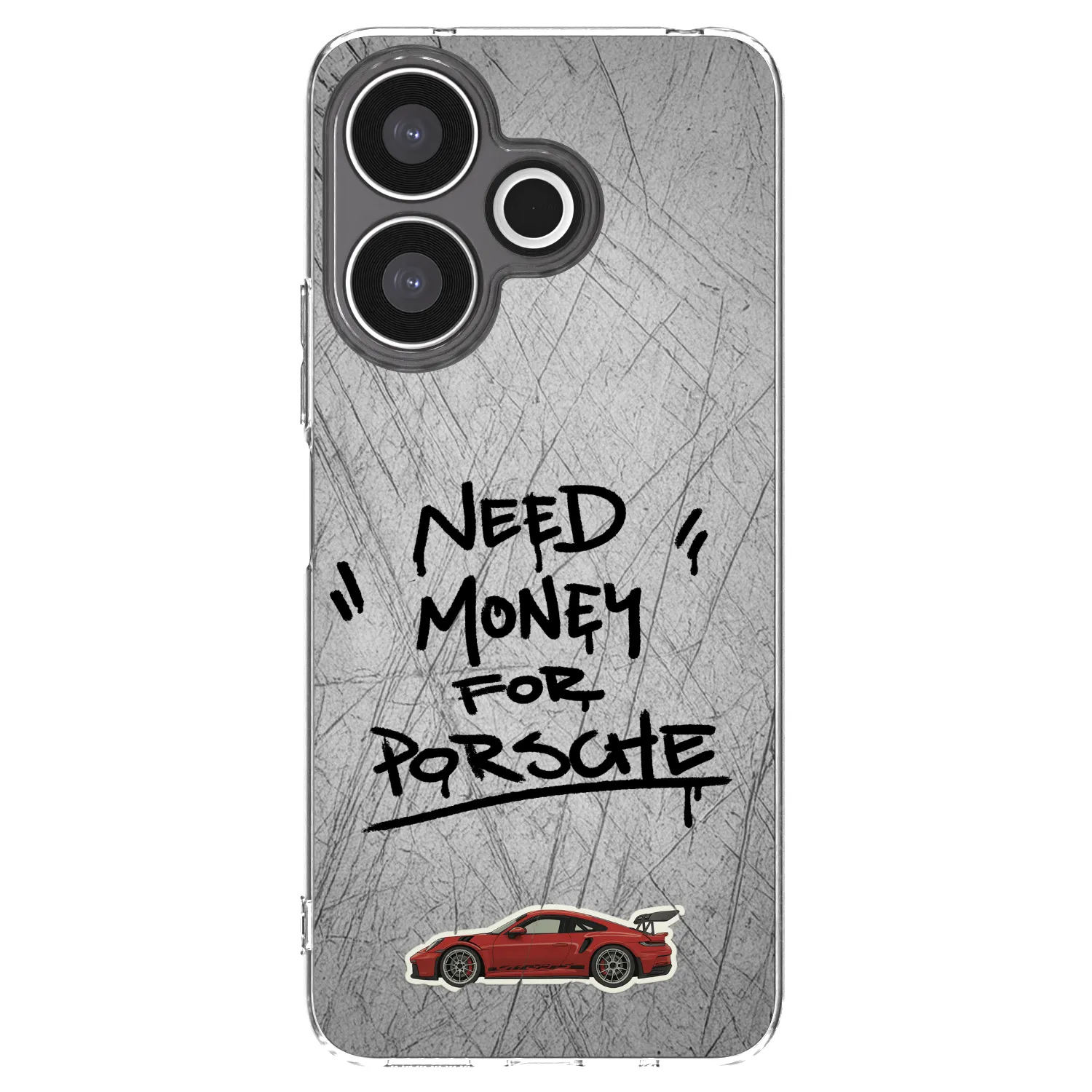 Picasee silikonowe przeźroczyste etui na Xiaomi Redmi 13 4G - Grey Drift