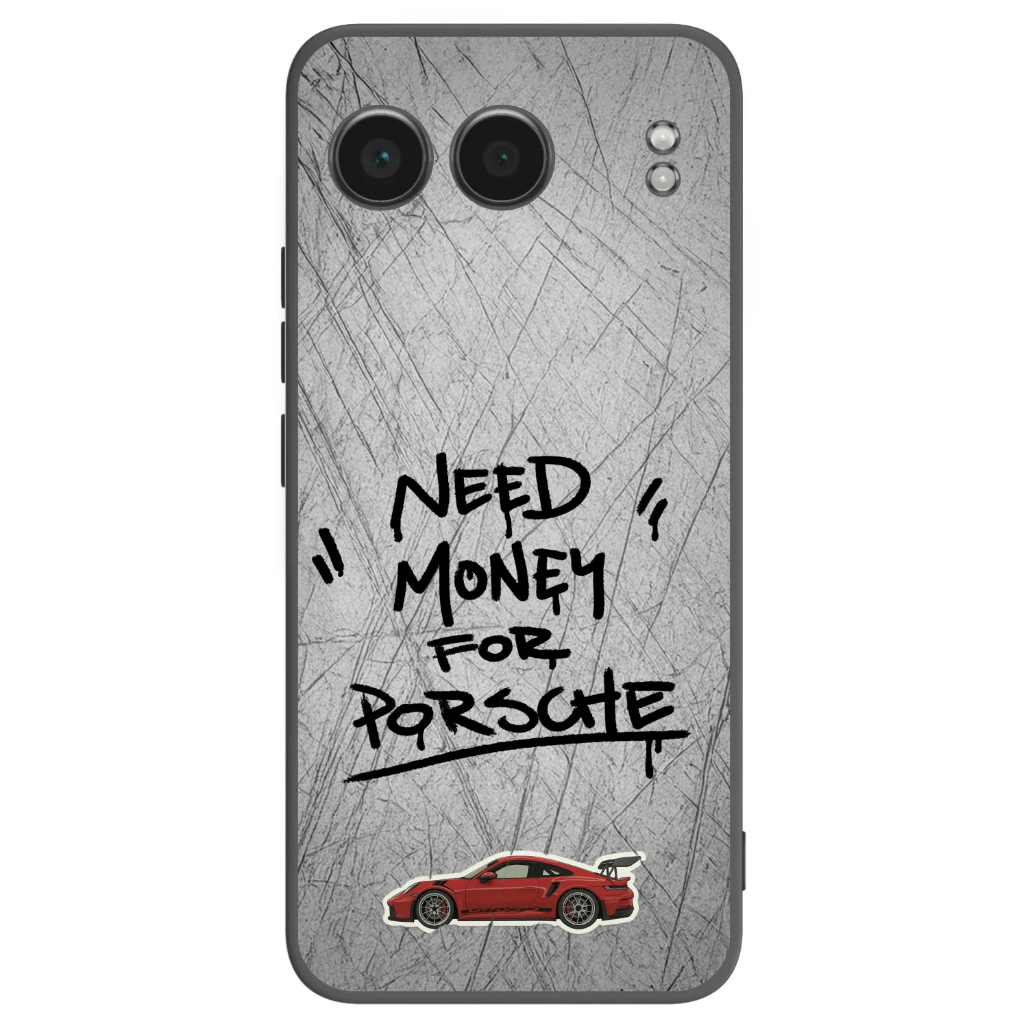 Picasee silikonowe czarne etui na OnePlus Nord 4 - Grey Drift