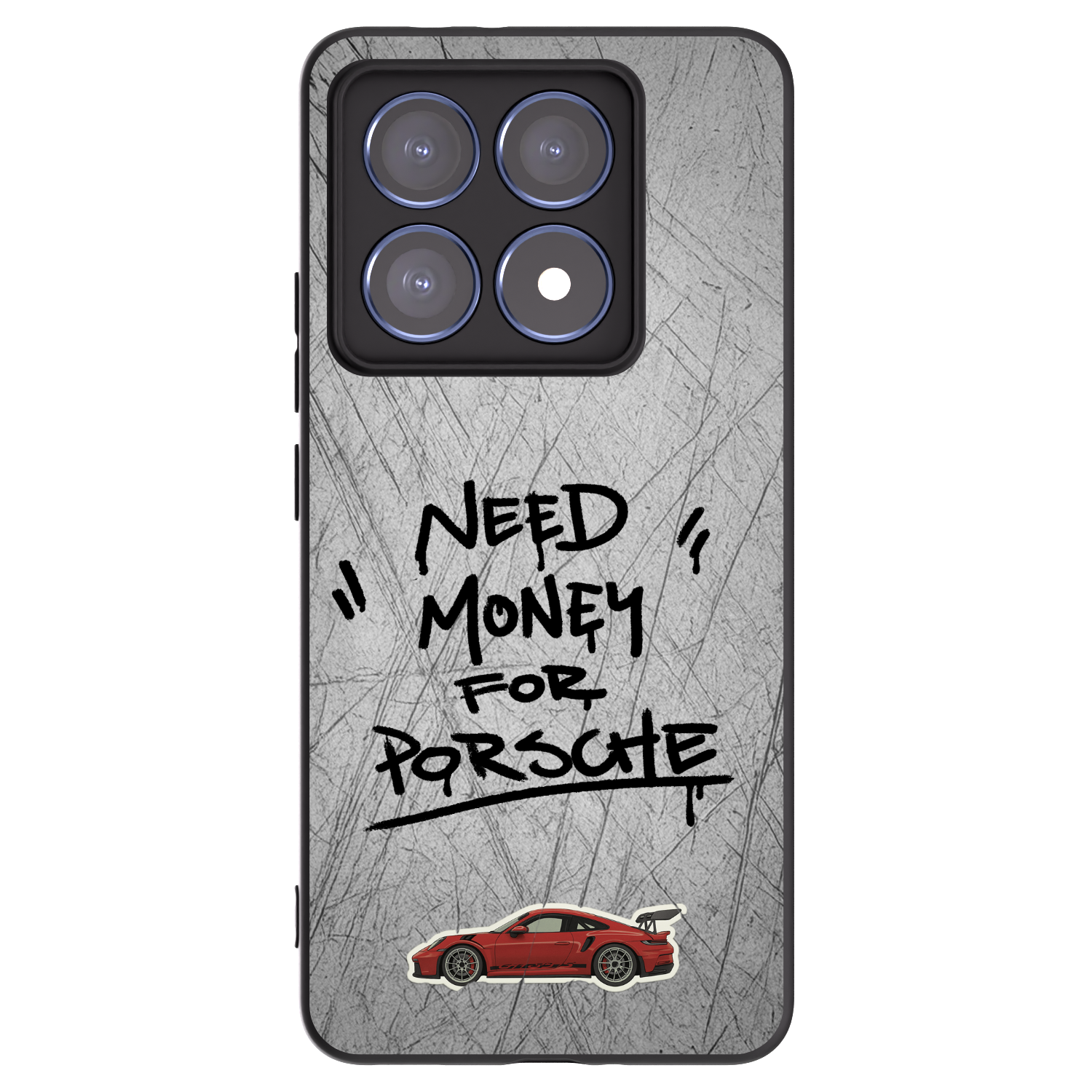 Picasee silikonowe czarne etui na Xiaomi 14T Pro - Grey Drift