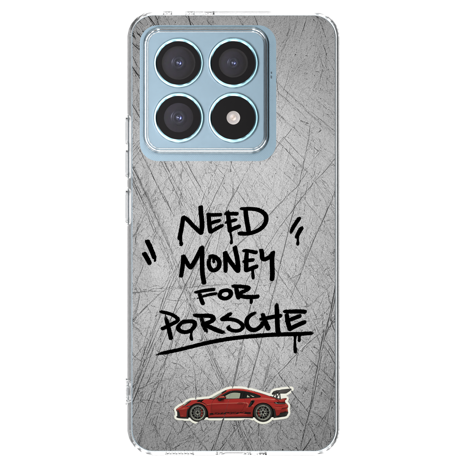 Picasee silikonowe przeźroczyste etui na Xiaomi 14T Pro - Grey Drift