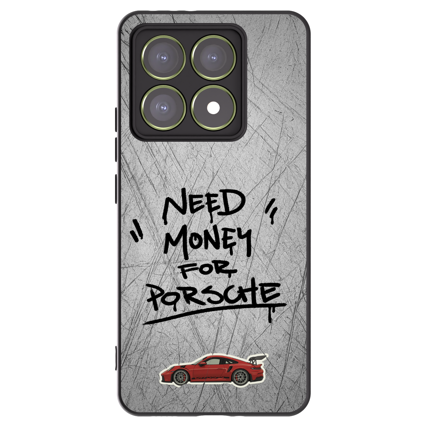 Picasee silikonowe czarne etui na Xiaomi 14T - Grey Drift