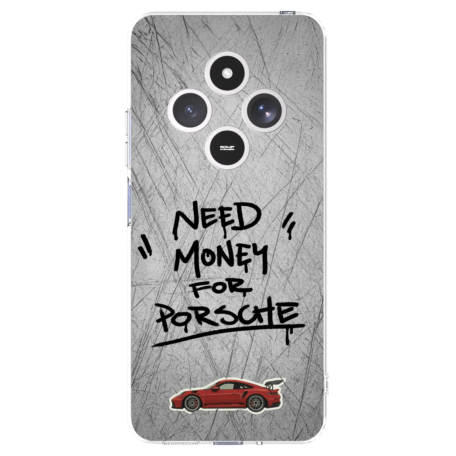 Picasee silikonowe przeźroczyste etui na Xiaomi Redmi 14C - Grey Drift