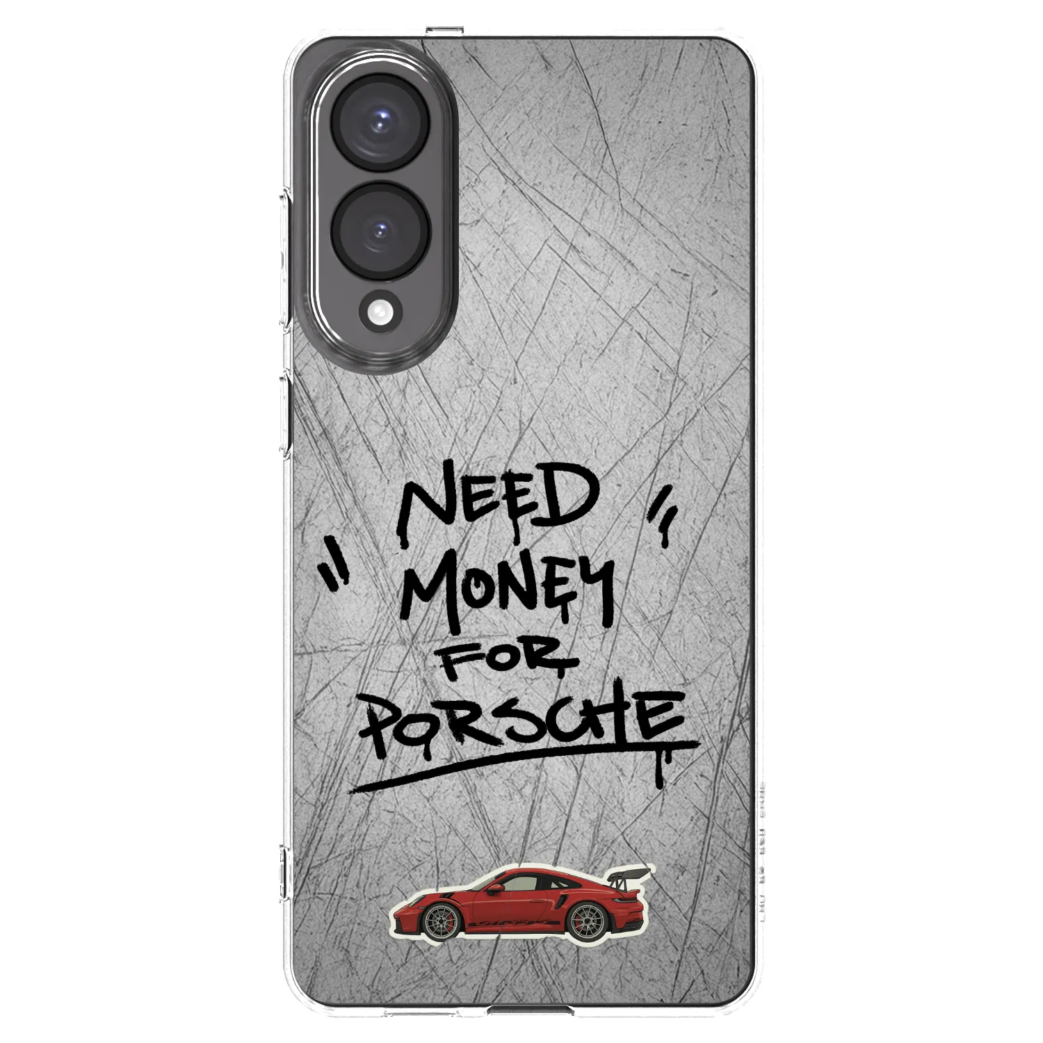 Picasee silikonowe przeźroczyste etui na Samsung Galaxy S25 Edge 5G - Grey Drift