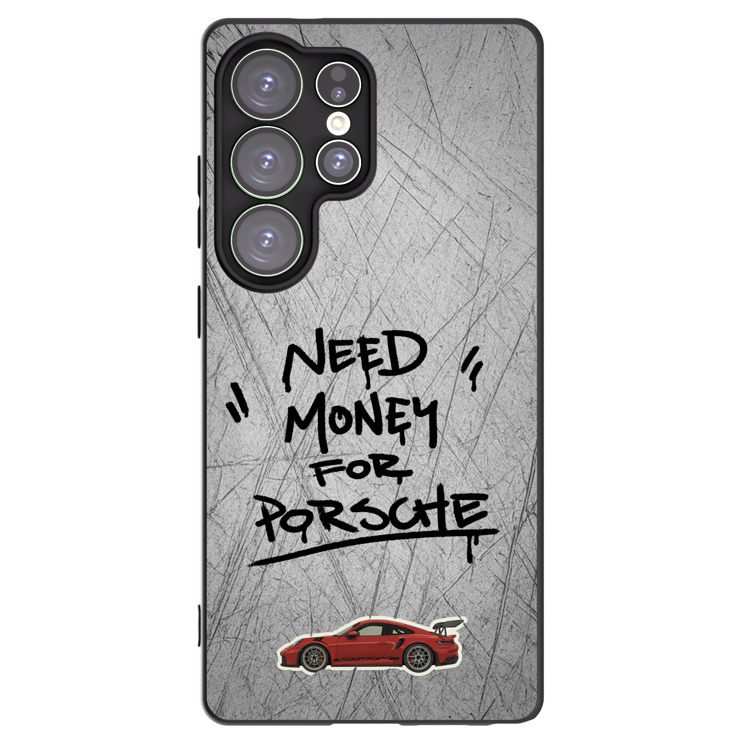 Picasee silikonowe czarne etui na Samsung Galaxy S25 Ultra 5G - Grey Drift