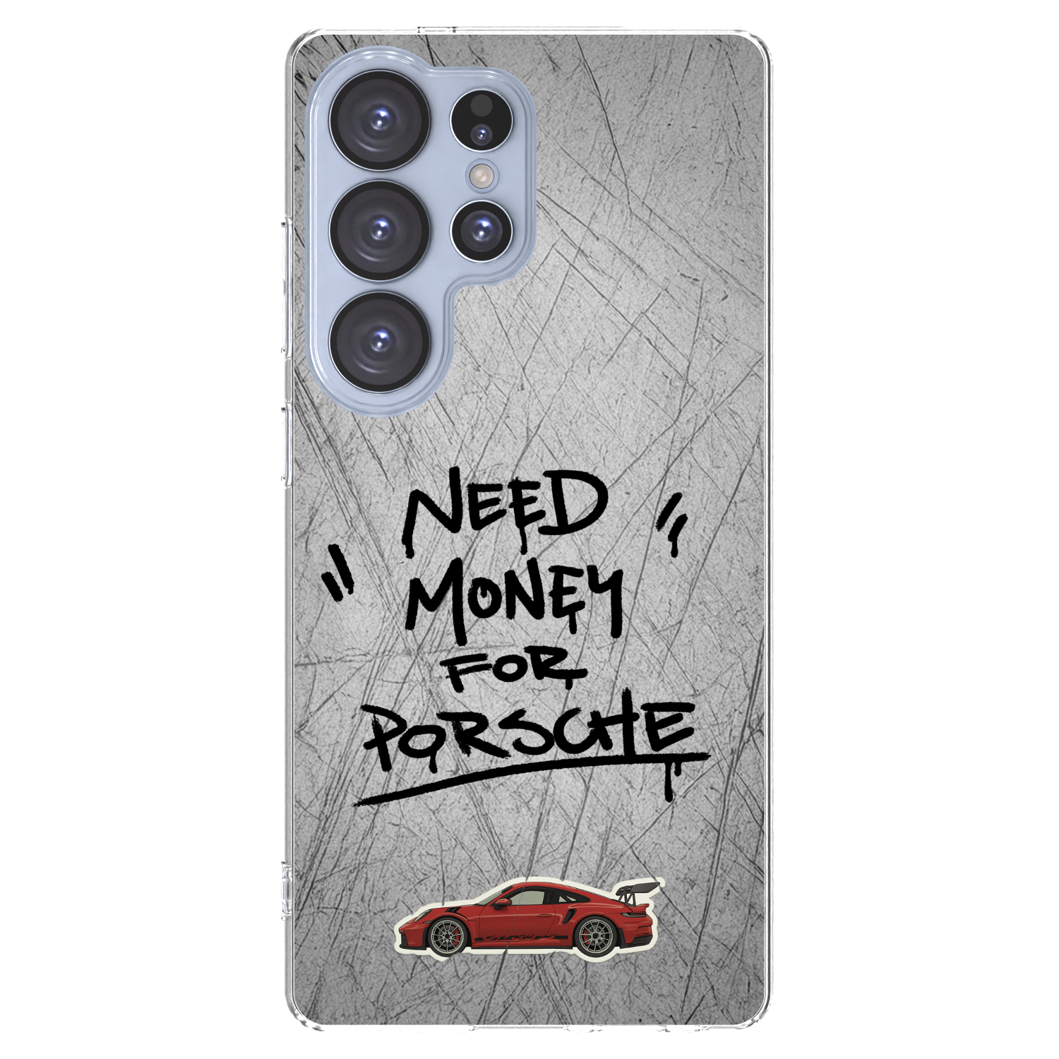Picasee silikonowe przeźroczyste etui na Samsung Galaxy S25 Ultra 5G - Grey Drift