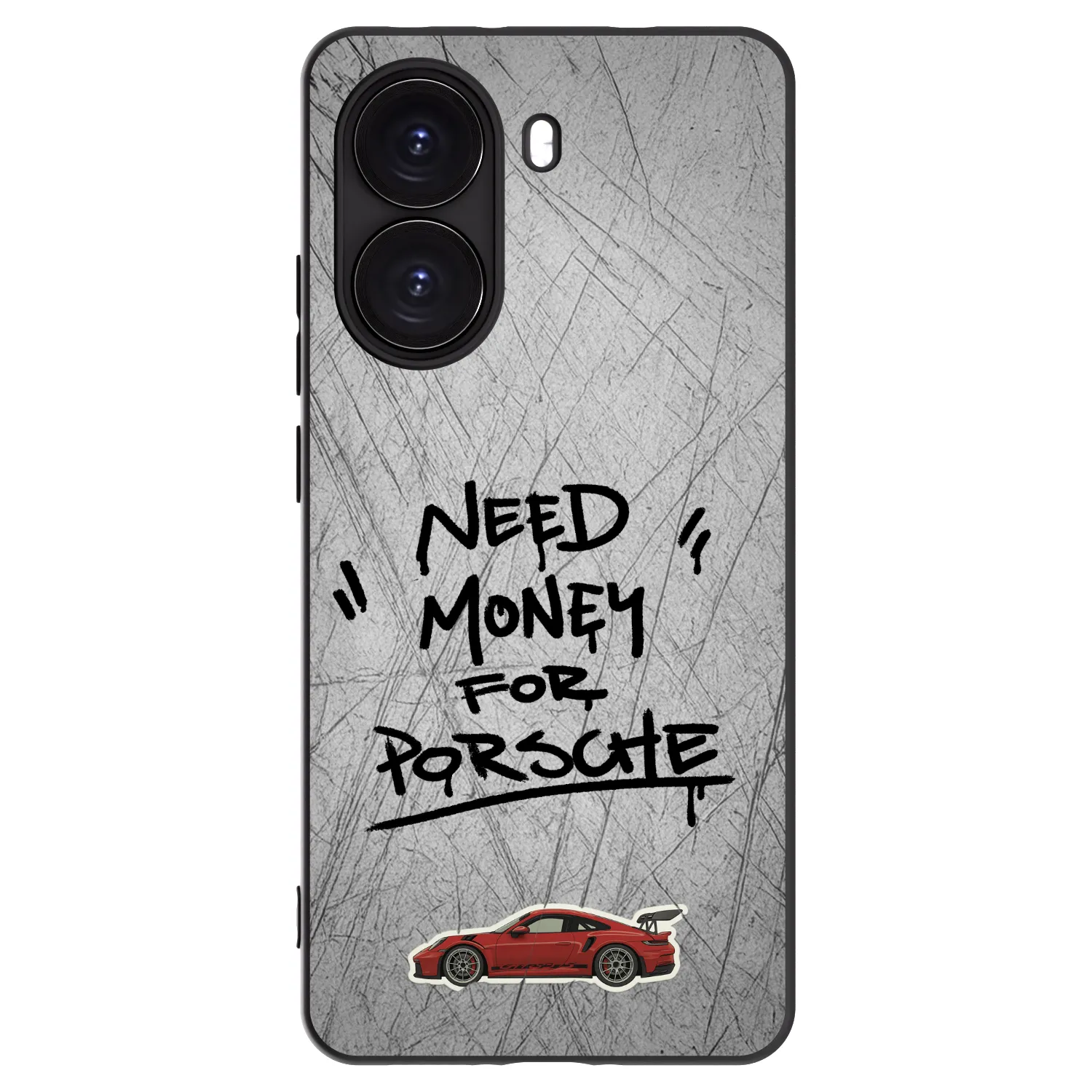 Picasee silikonowe czarne etui na Xiaomi Poco X7 Pro 5G - Grey Drift