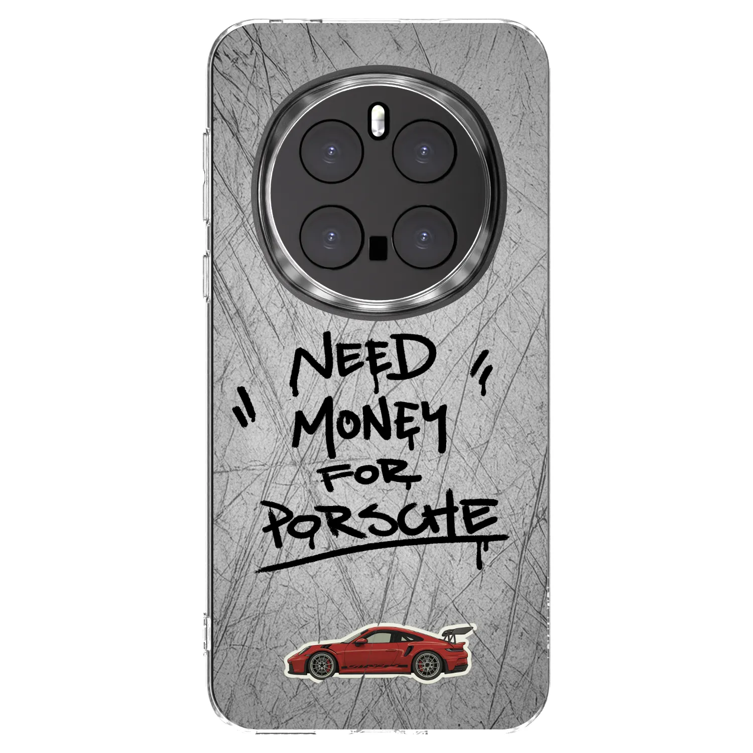 Picasee silikonowe przeźroczyste etui na Honor Magic7 Pro 5G - Grey Drift