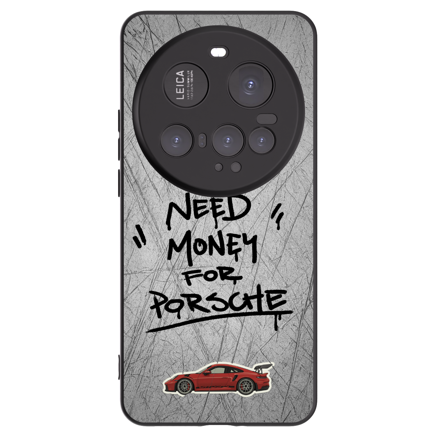 Picasee silikonowe czarne etui na Xiaomi 15 Ultra - Grey Drift