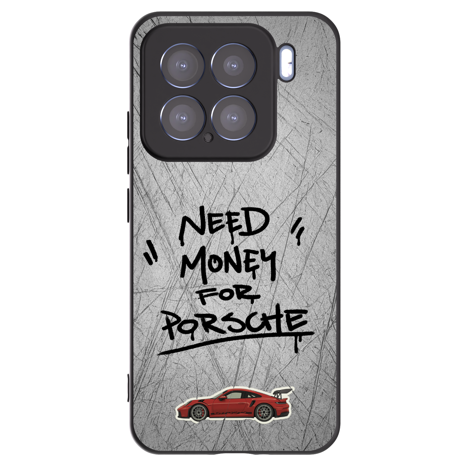 Picasee silikonowe czarne etui na Xiaomi 15 - Grey Drift