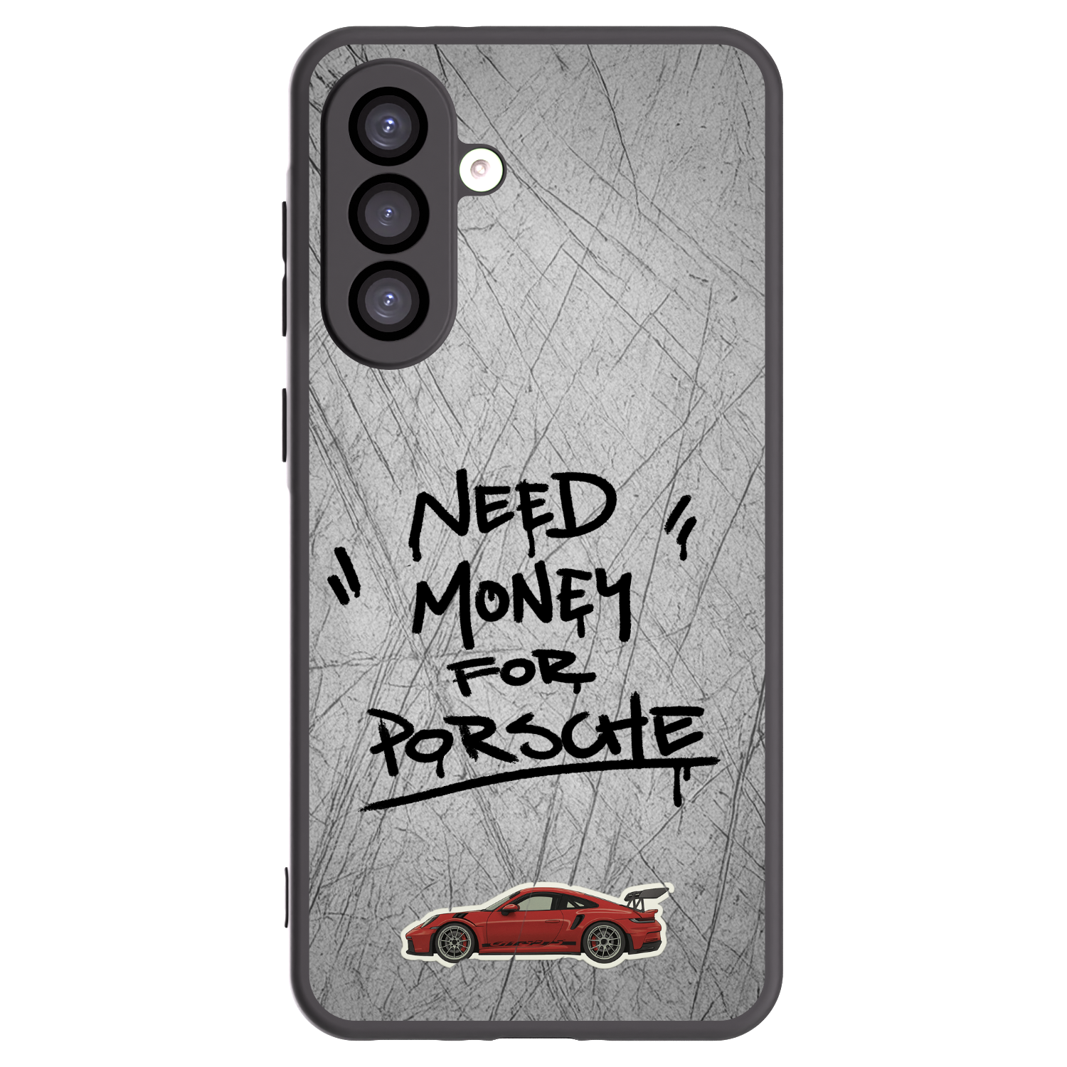 Picasee silikonowe czarne etui na Samsung Galaxy A26 5G A266B - Grey Drift