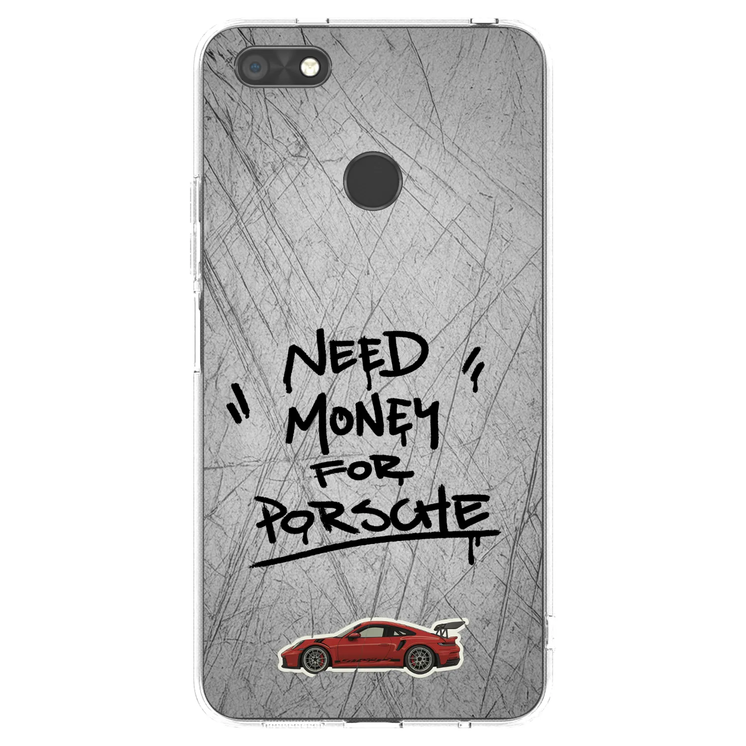 Picasee silikonowe przeźroczyste etui na Huawei P9 Lite Mini - Grey Drift