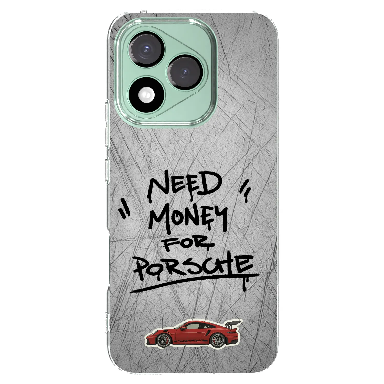 Picasee silikonowe przeźroczyste etui na Honor 400 Lite 5G - Grey Drift