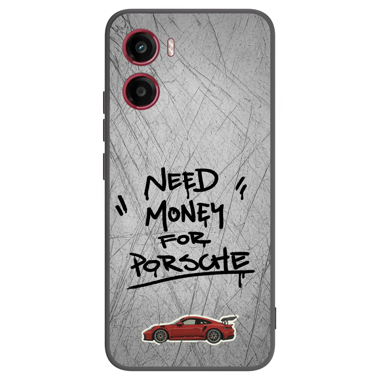 Picasee silikonowe czarne etui na Motorola Moto G05 - Grey Drift