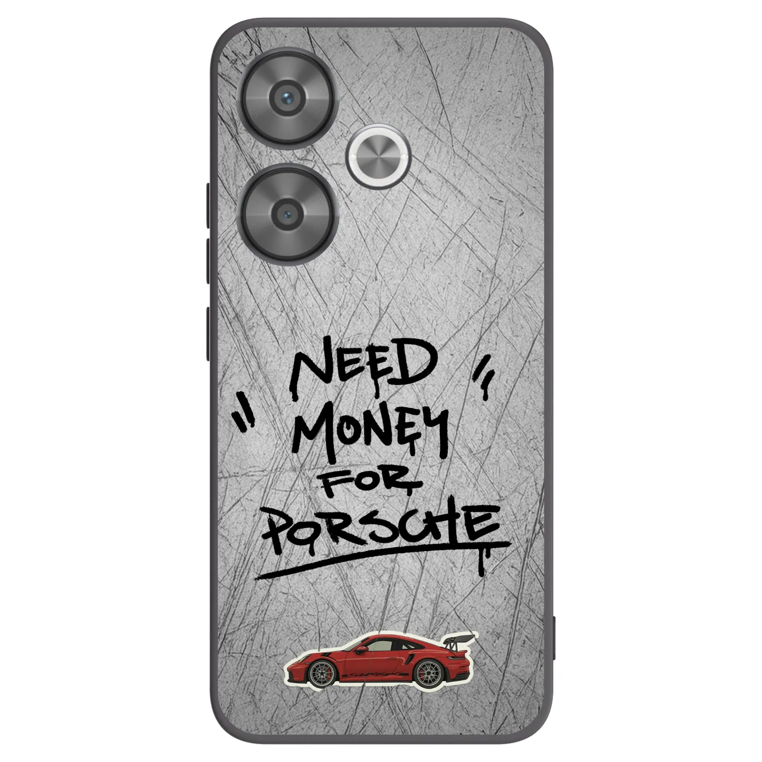 Picasee silikonowe czarne etui na Xiaomi Poco F6 - Grey Drift