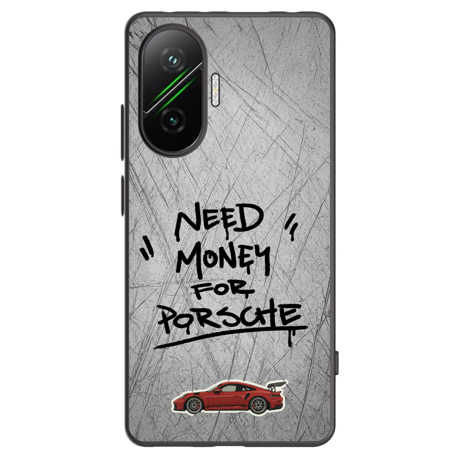 Picasee silikonowe czarne etui na Xiaomi Poco F7 Pro 5G - Grey Drift